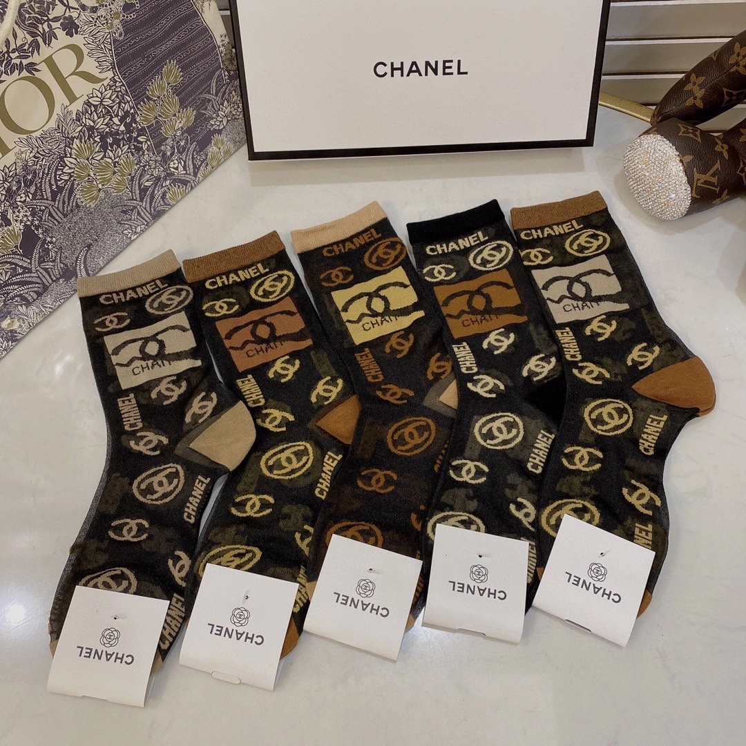 Socks 5pairs Sporty 18313