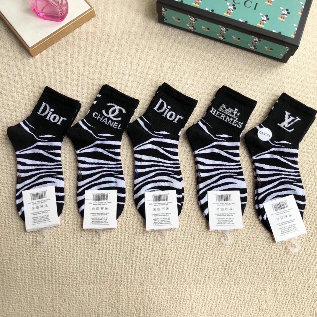 Socks 5pairs RelaxedFit 18297