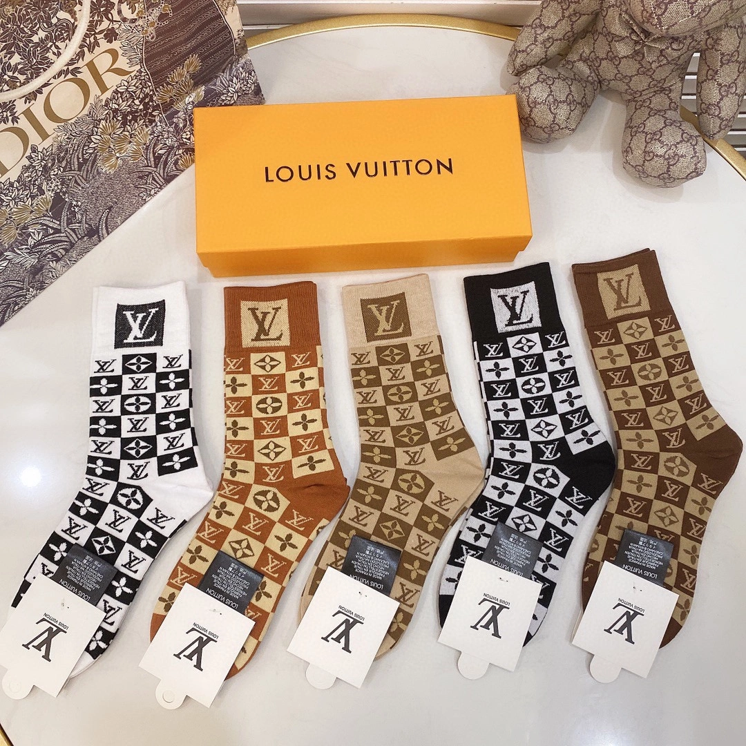 Socks 5pieces Colorful 18377