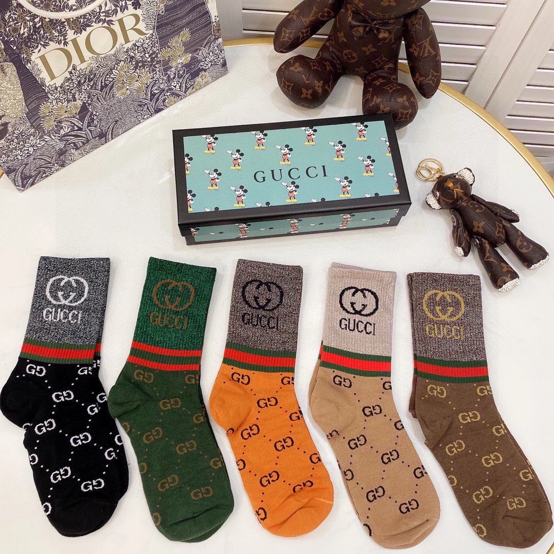 Socks 5pieces EyeCatching 18425