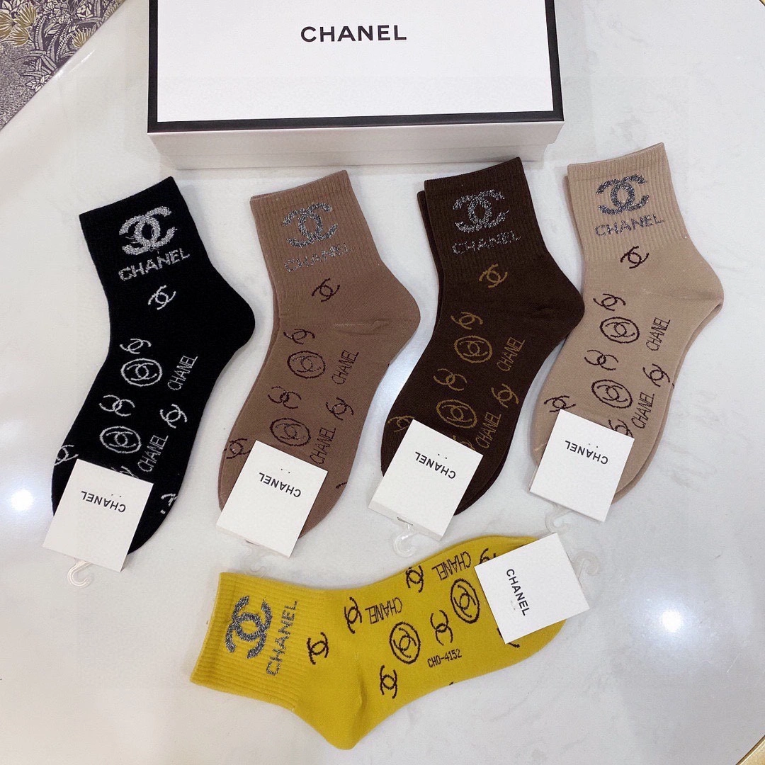 Socks 5pieces Breathable 18336