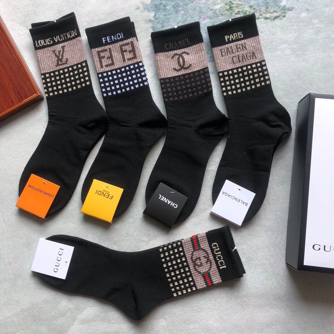 Socks 5pieces Lightweight 18387