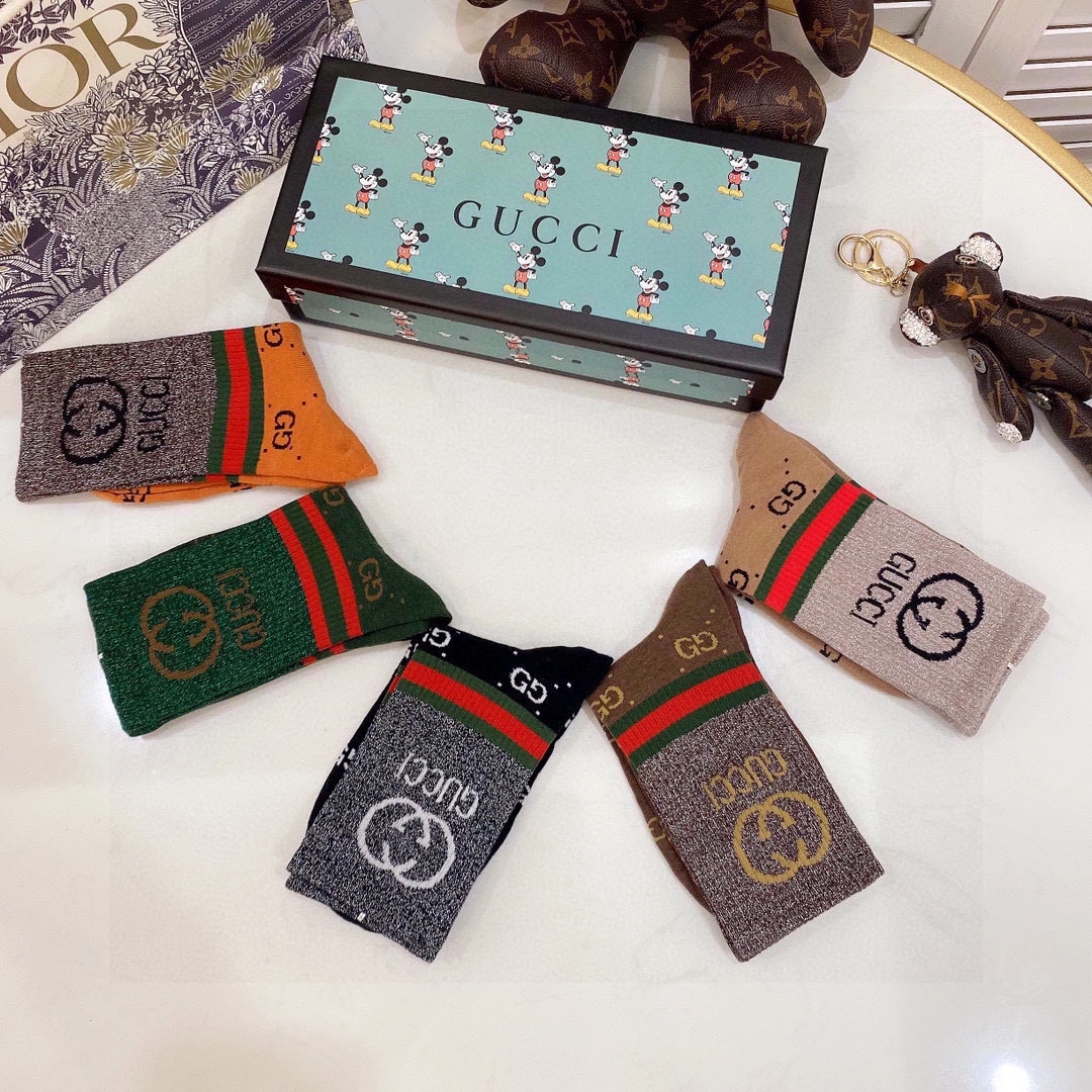 Socks 5pieces EyeCatching 18425