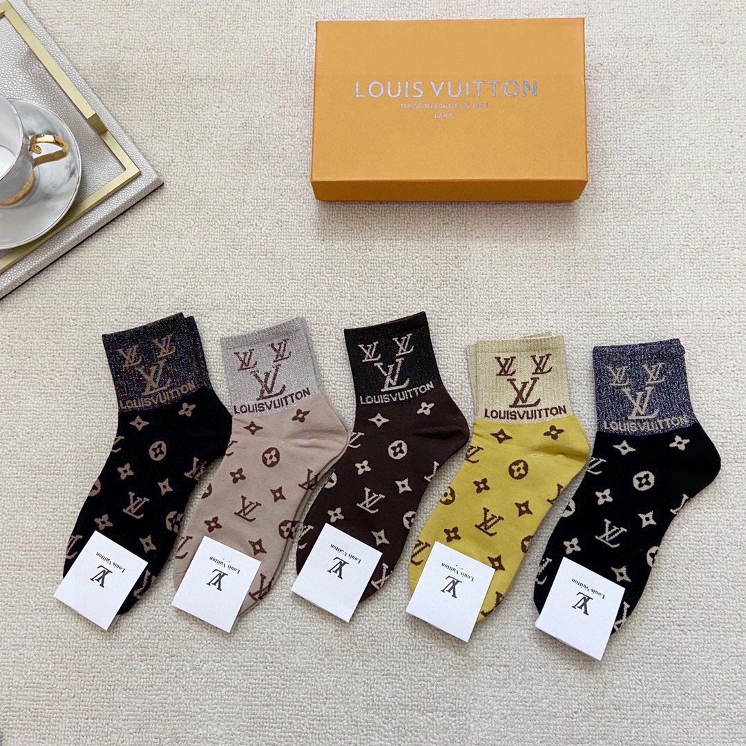 Socks 5pieces Breathable 18413