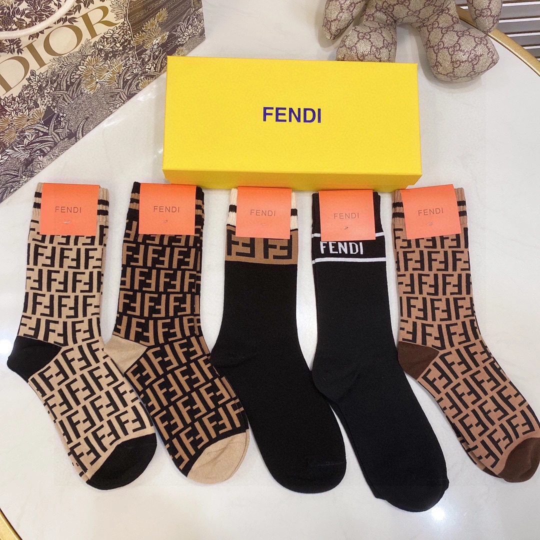 Bright Socks 5pieces 18457