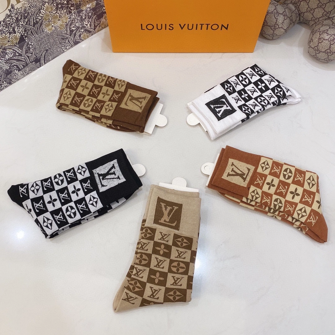 Socks 5pieces Colorful 18377