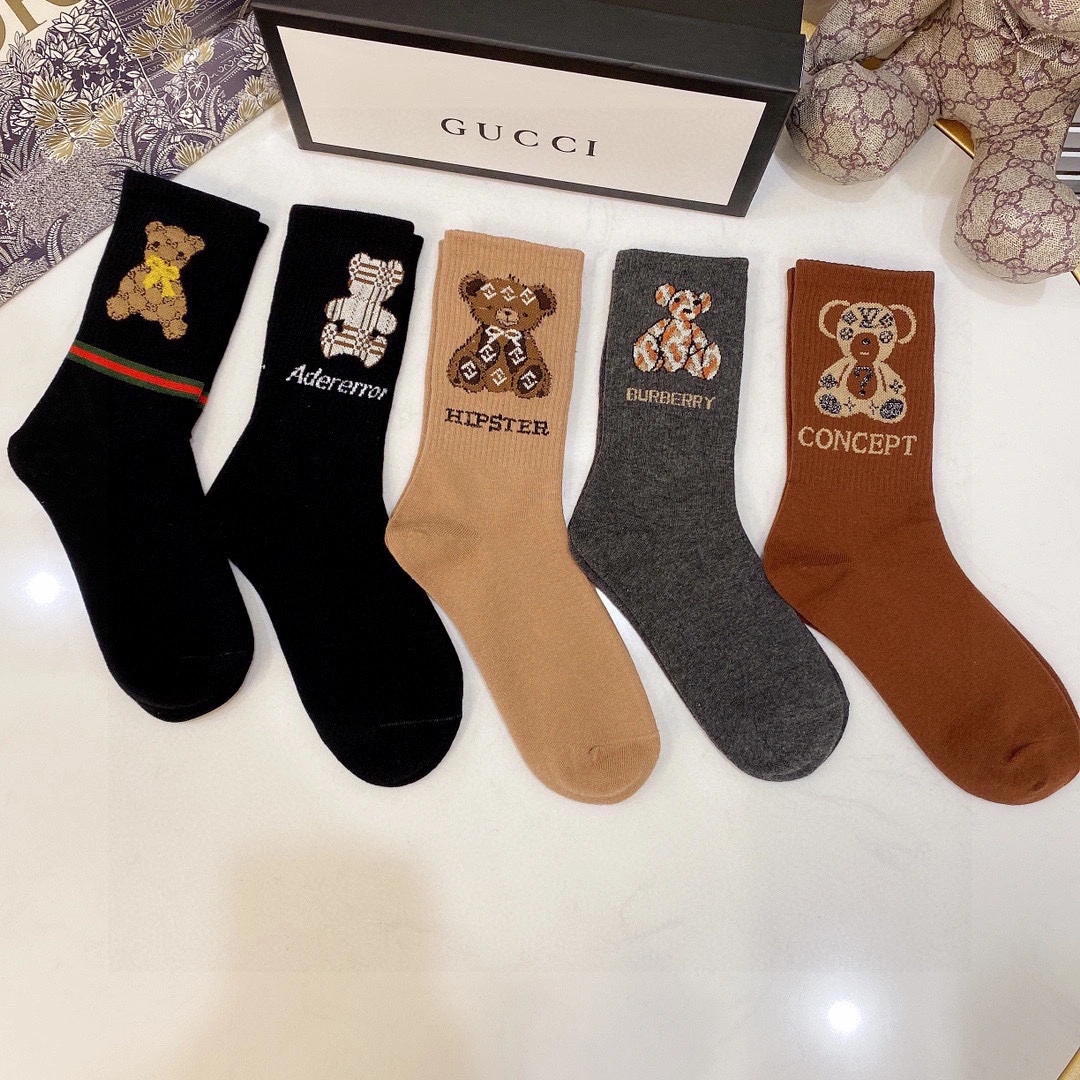 Socks 5pieces Youthful 18431