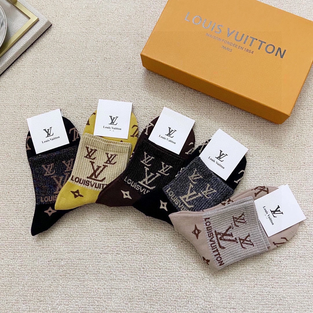 Socks 5pieces Breathable 18413