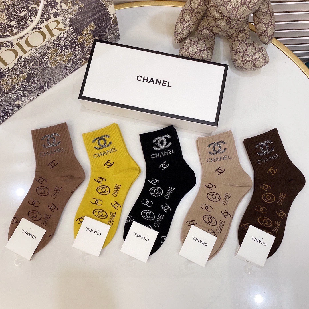 Socks 5pieces Breathable 18336