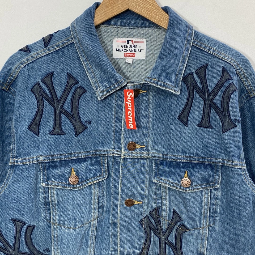 S*upreme Denim Trucker Jacket Top Quality AM 20230701- Durable 12032