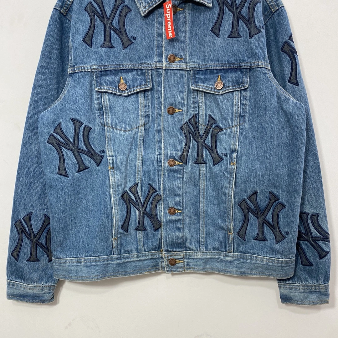 S*upreme Denim Trucker Jacket Top Quality AM 20230701- Durable 12032