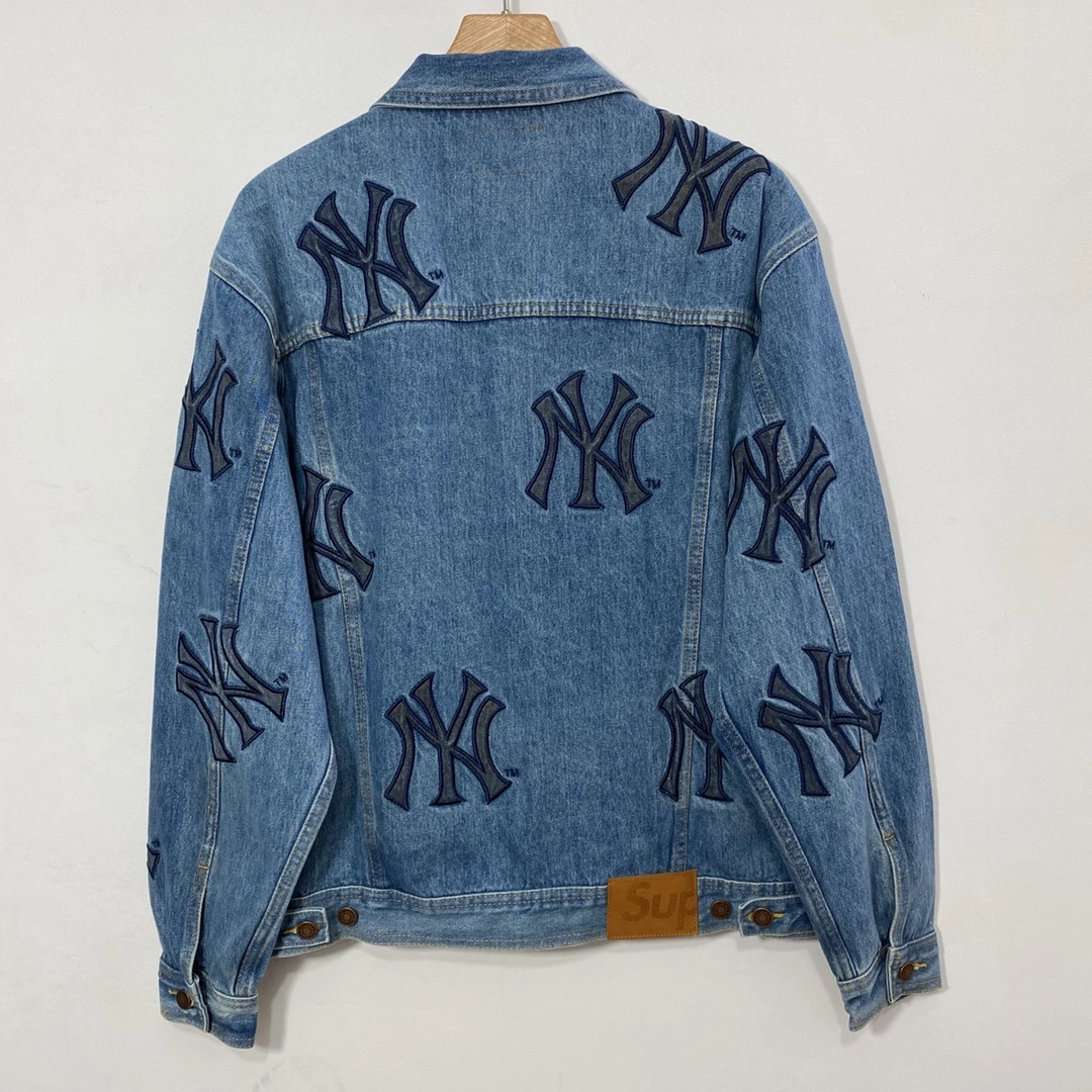 S*upreme Denim Trucker Jacket Top Quality AM 20230701- Durable 12032