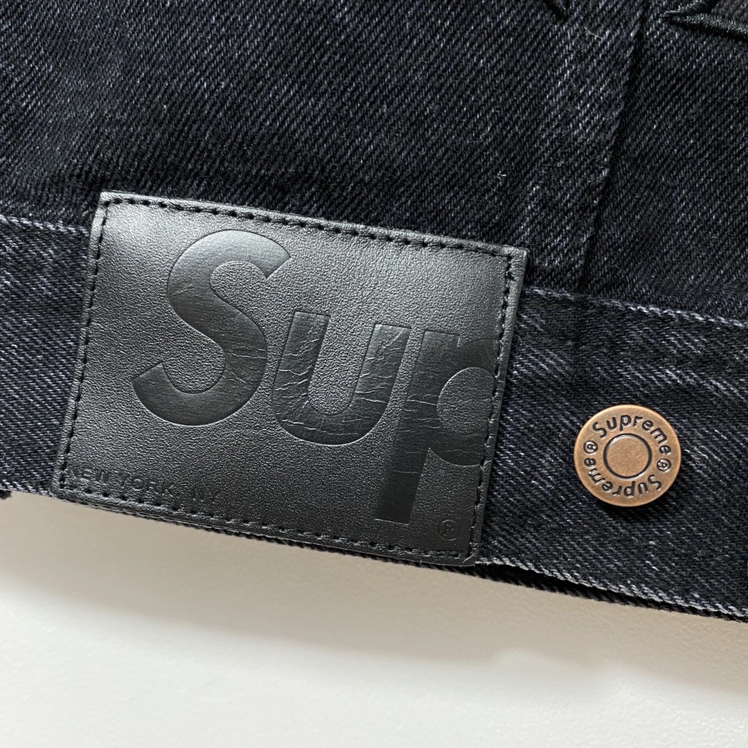 S*upreme Denim Trucker Jacket Top Quality AM 20230701- Neat 12031