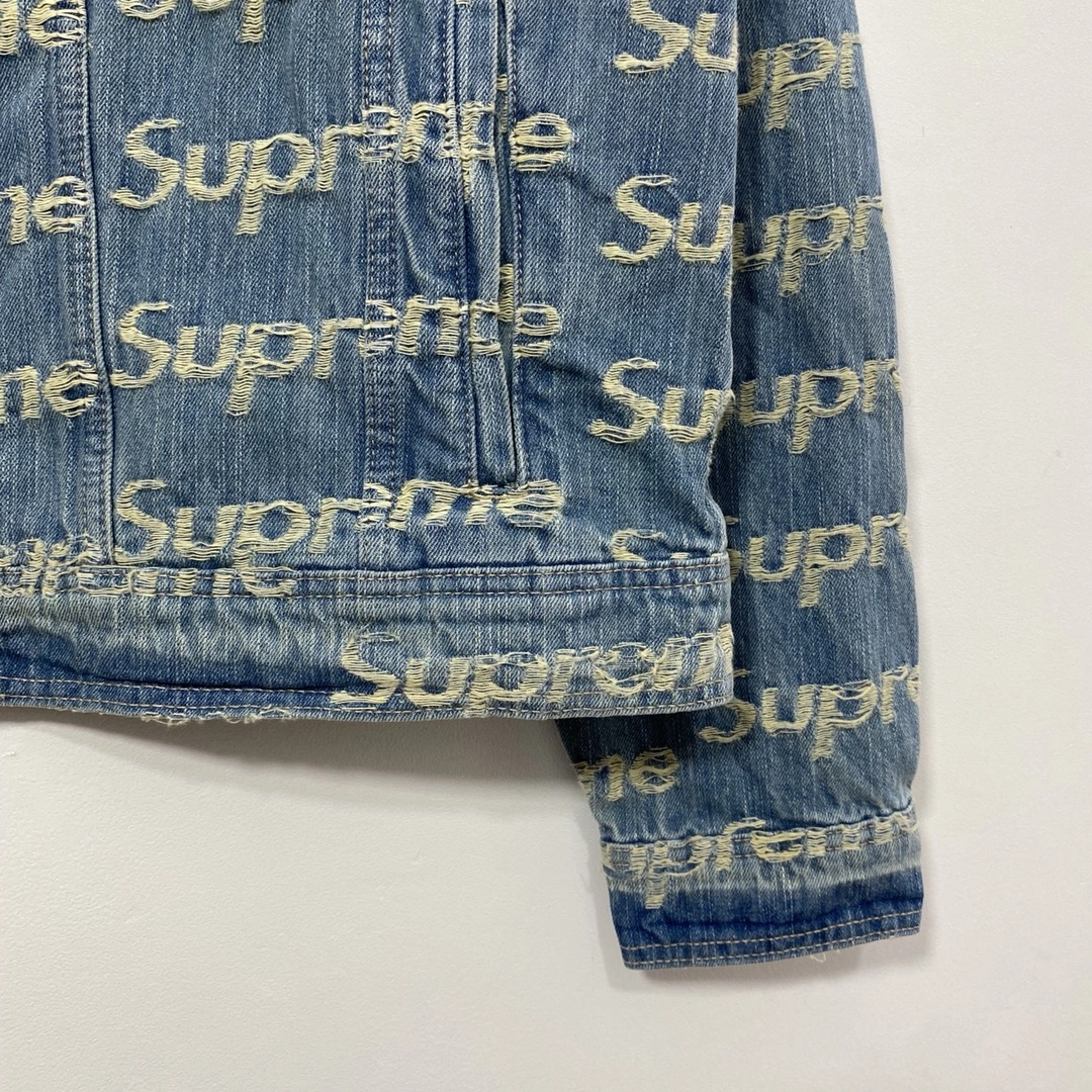 Upgraded S*upreme Denim Trucker Jacket Top Quality AM 20230701- 12028