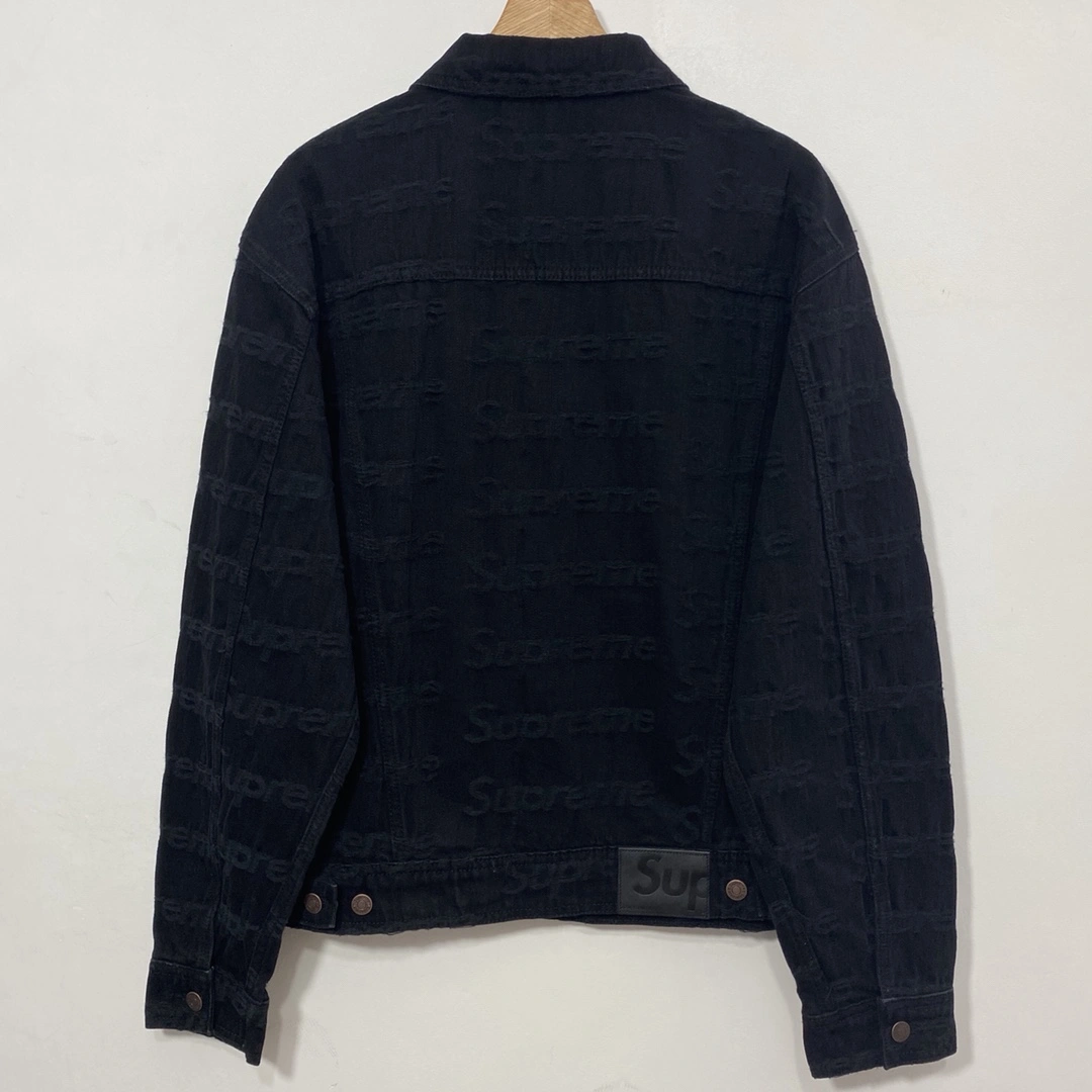 WeatherProof S*upreme Denim Trucker Jacket Top Quality AM 20230701- 12027