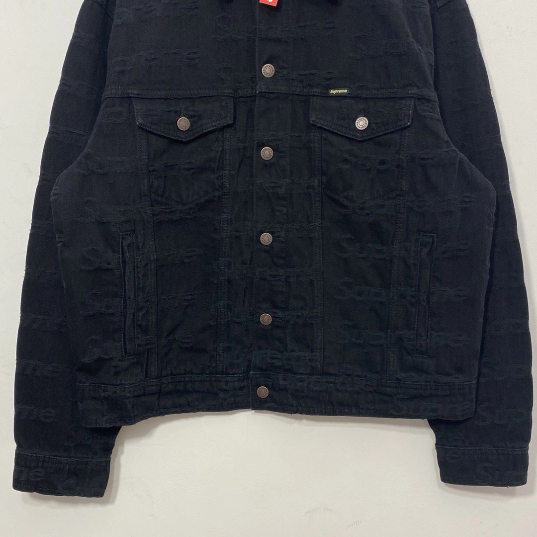 WeatherProof S*upreme Denim Trucker Jacket Top Quality AM 20230701- 12027