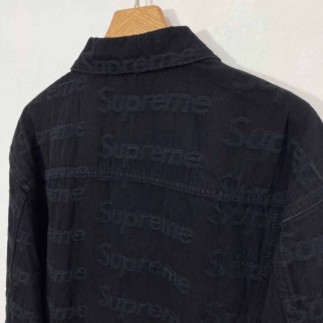 WeatherProof S*upreme Denim Trucker Jacket Top Quality AM 20230701- 12027