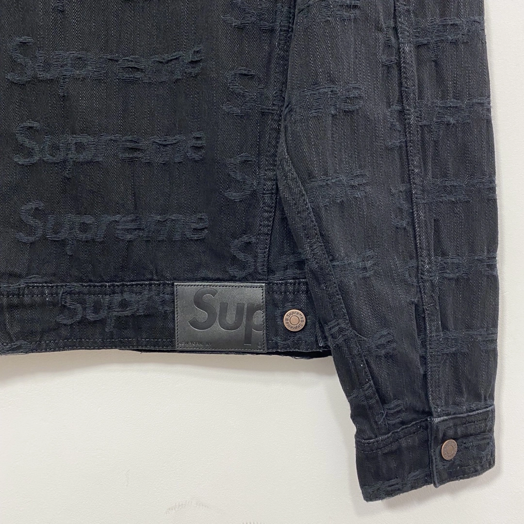 WeatherProof S*upreme Denim Trucker Jacket Top Quality AM 20230701- 12027