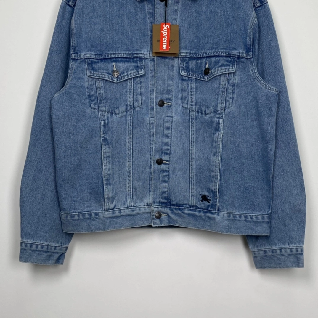 Efficient S*upreme Denim Trucker Jacket Top Quality AM 20230701- 12034