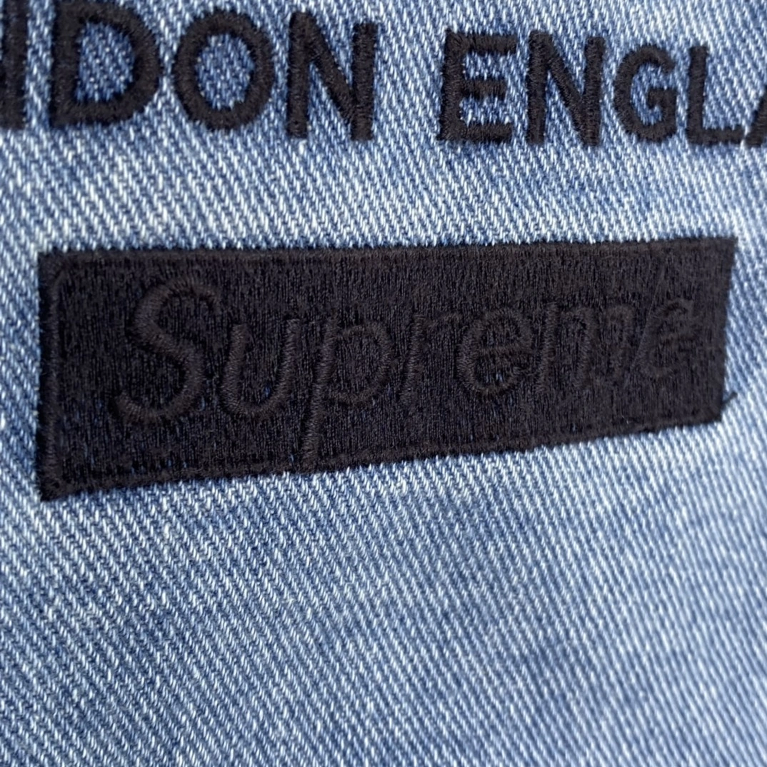 Efficient S*upreme Denim Trucker Jacket Top Quality AM 20230701- 12034