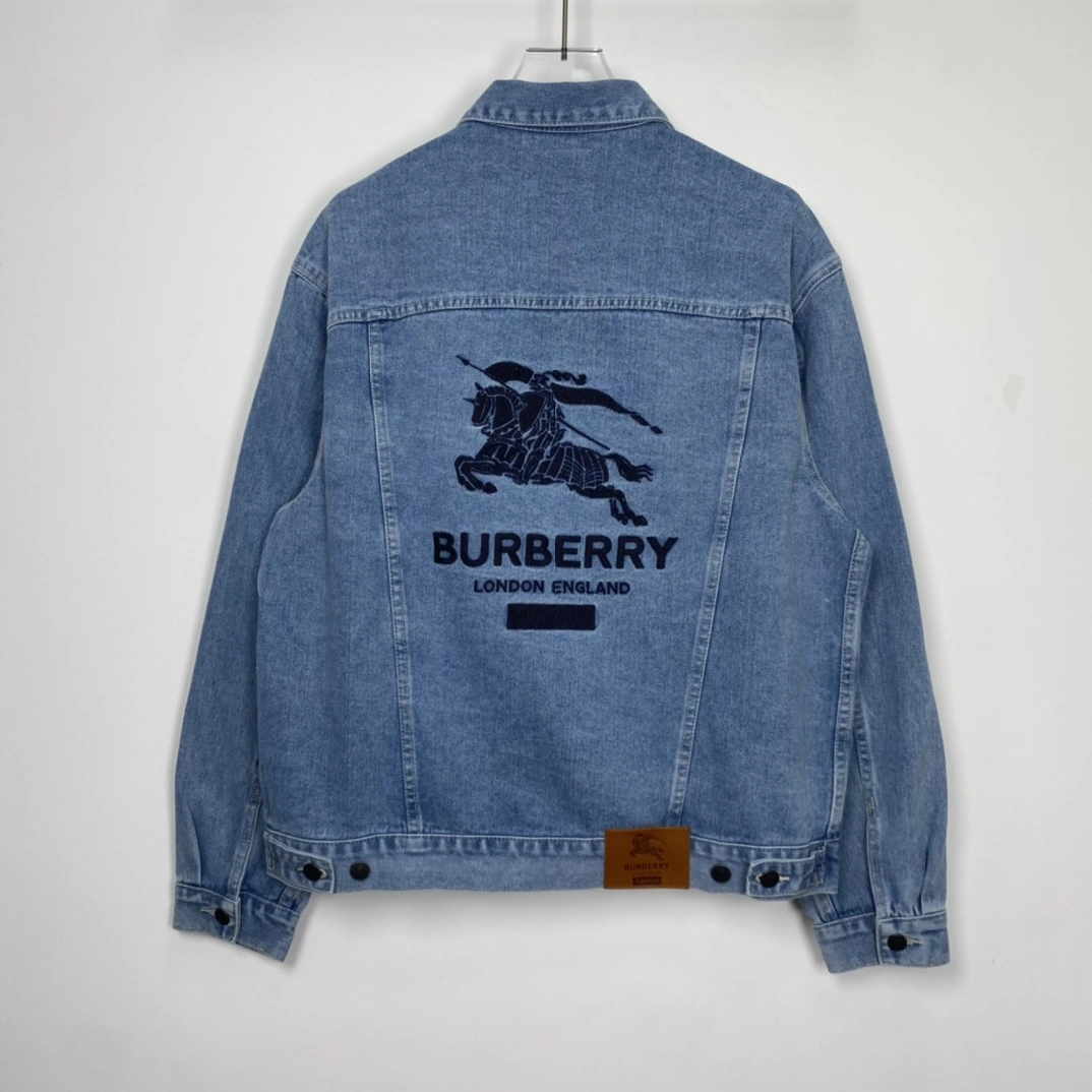 Efficient S*upreme Denim Trucker Jacket Top Quality AM 20230701- 12034