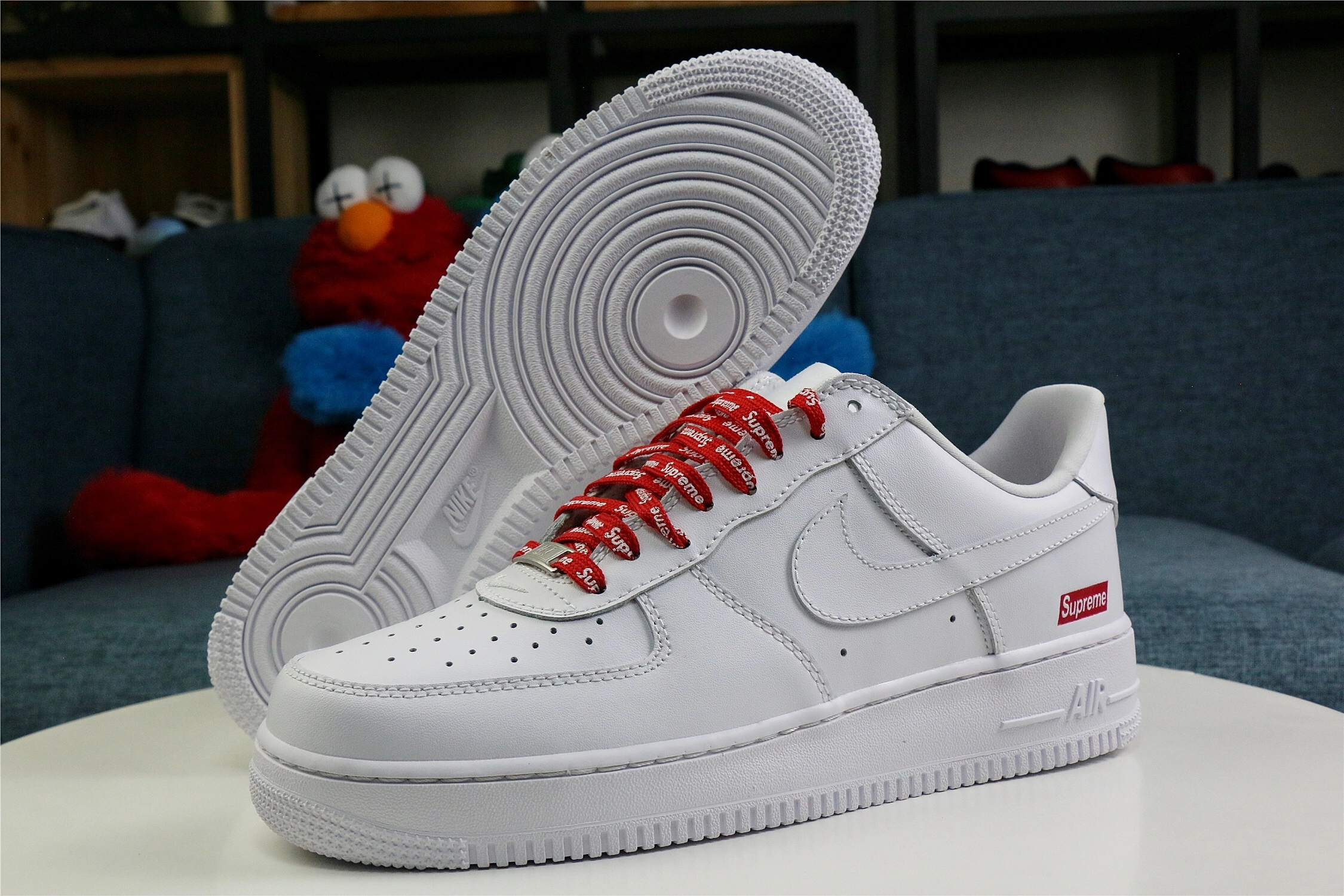 Sophisticated Supreme X Air Force 1 White 811