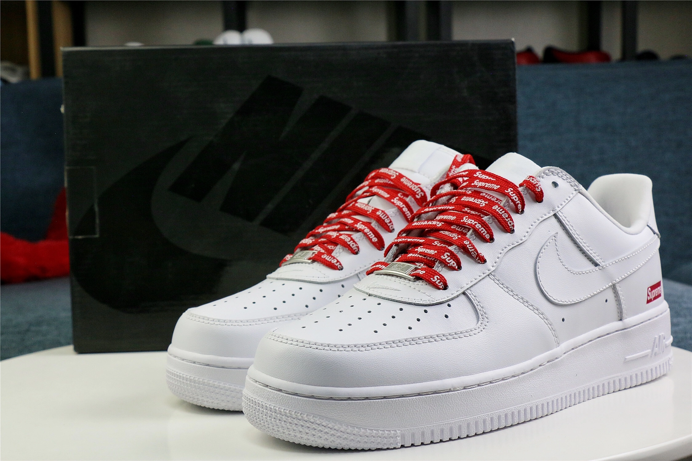 Sophisticated Supreme X Air Force 1 White 811