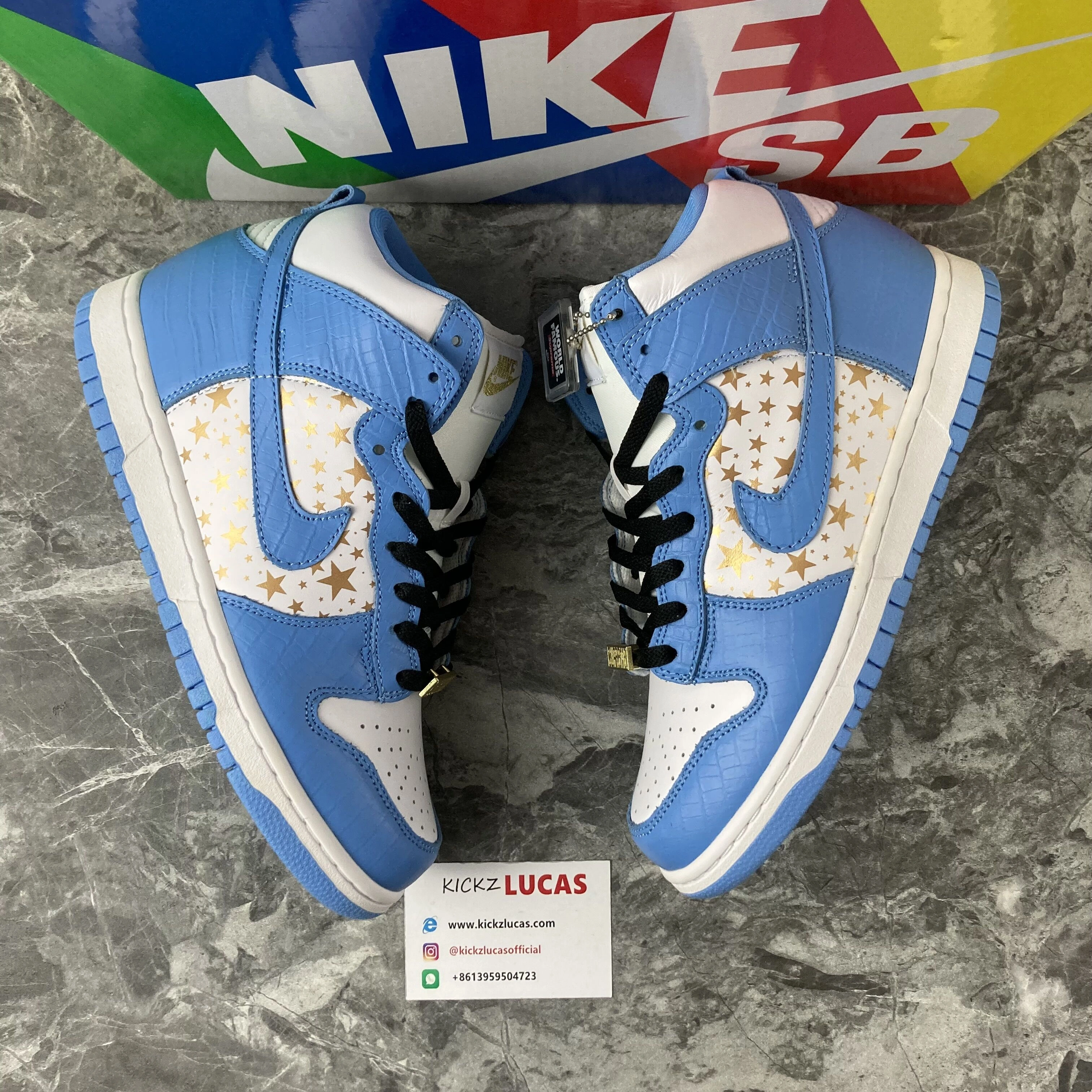 Durable Supreme x Nike SB Dunk High 307385- 600