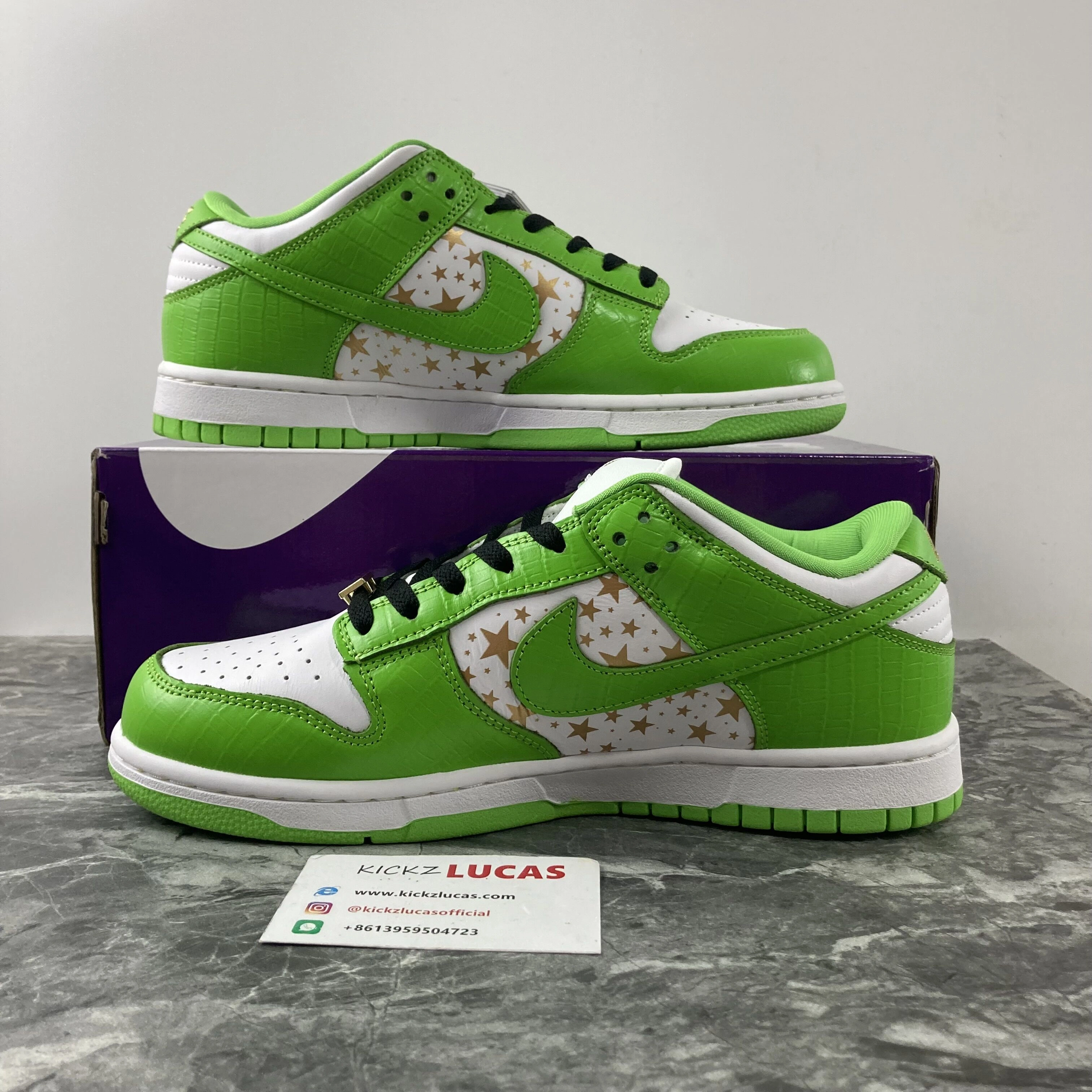 WaterResistant Supreme x Nike SB Dunk Low DH3228- 635