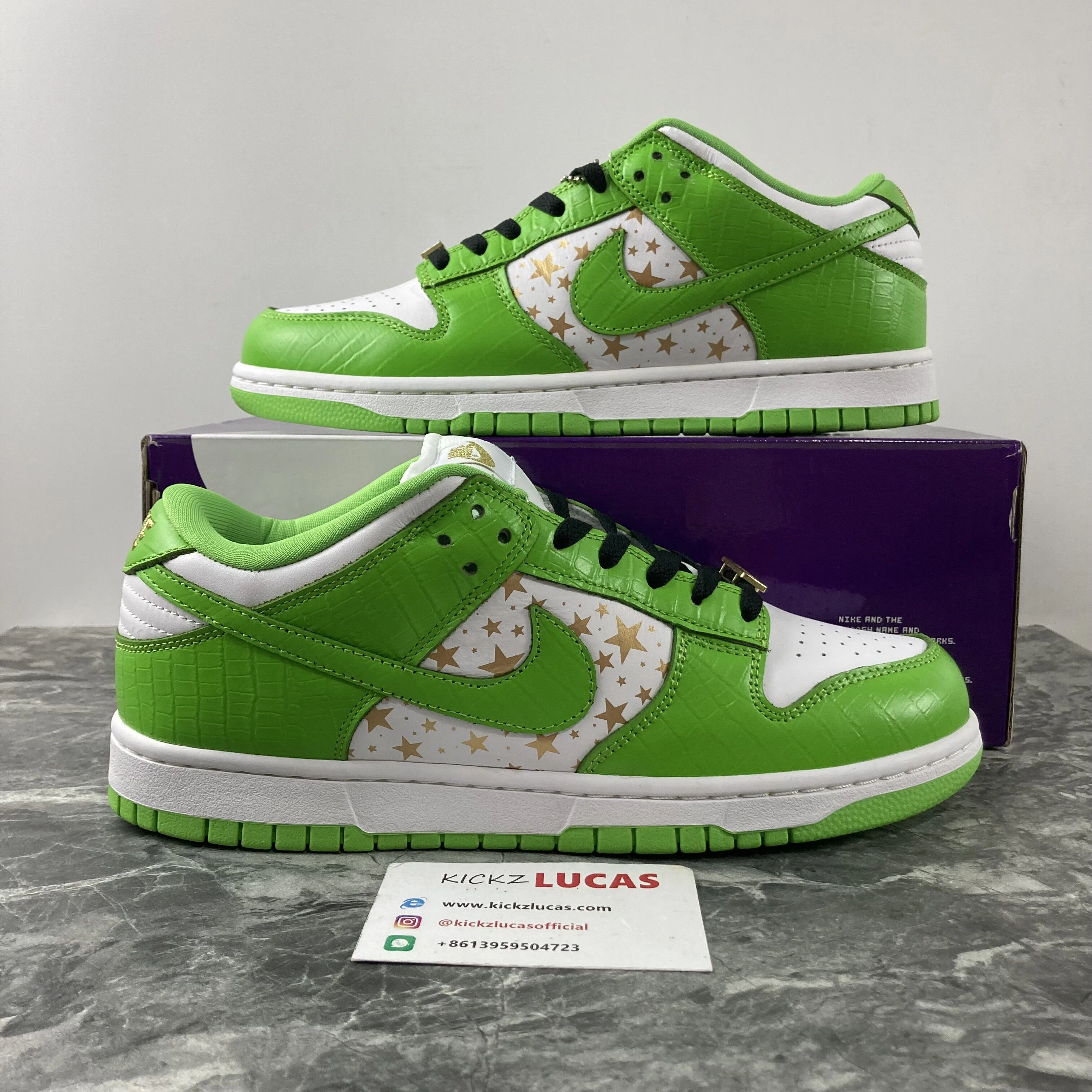 WaterResistant Supreme x Nike SB Dunk Low DH3228- 635