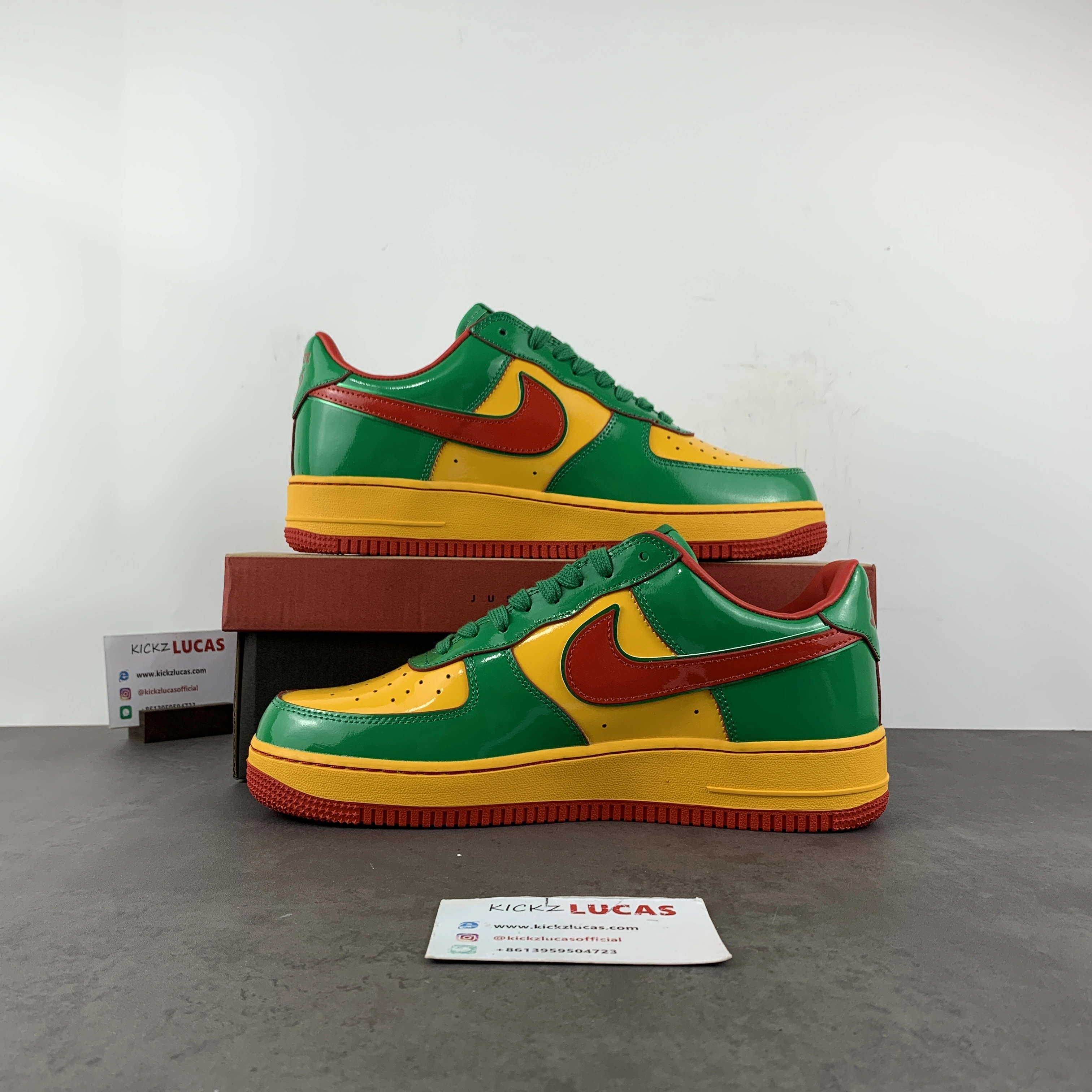 HighPerformance TOP Air Force 1 Low Lil Yachty Concrete Boys Lucky Green IH4383- 705