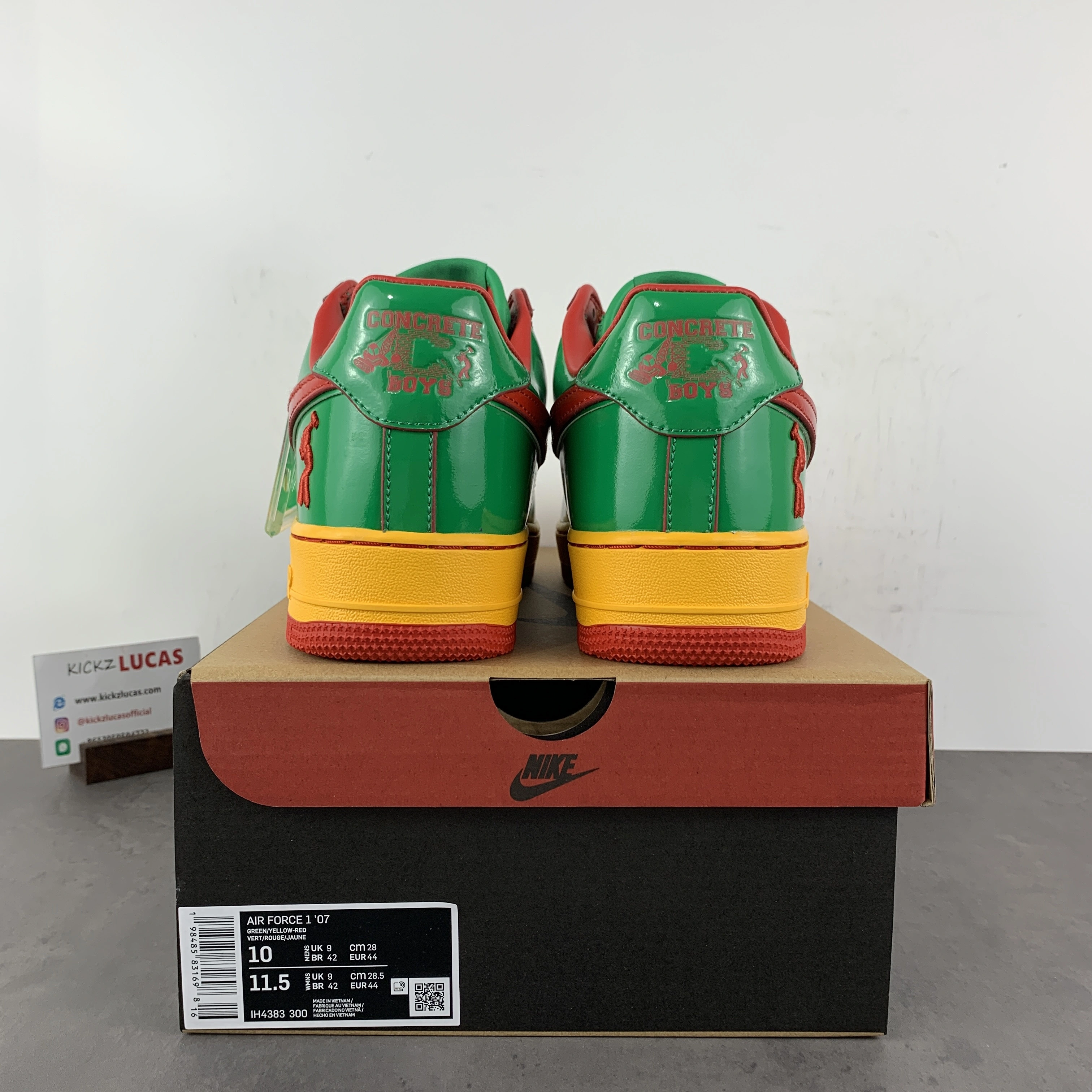 HighPerformance TOP Air Force 1 Low Lil Yachty Concrete Boys Lucky Green IH4383- 705