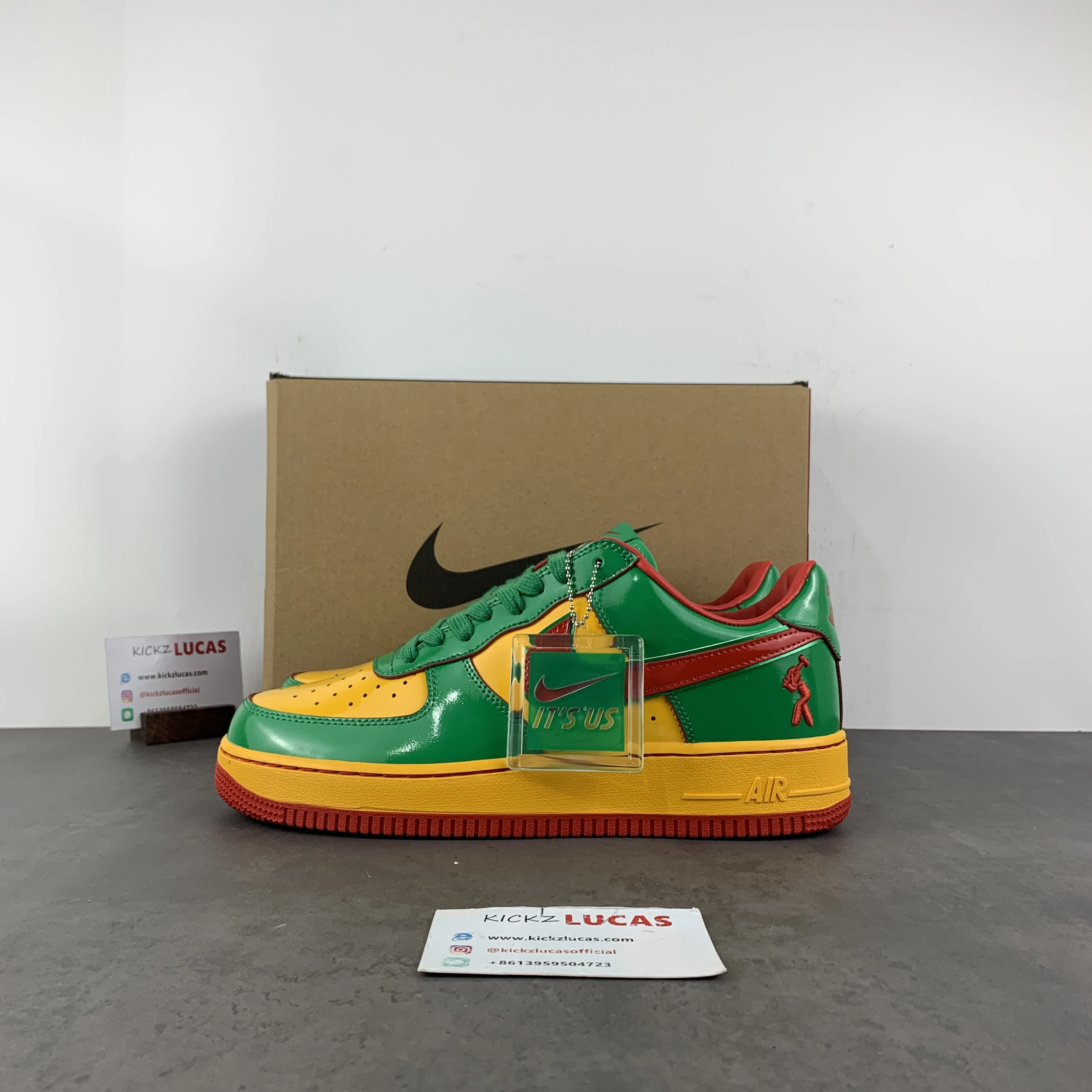 HighPerformance TOP Air Force 1 Low Lil Yachty Concrete Boys Lucky Green IH4383- 705
