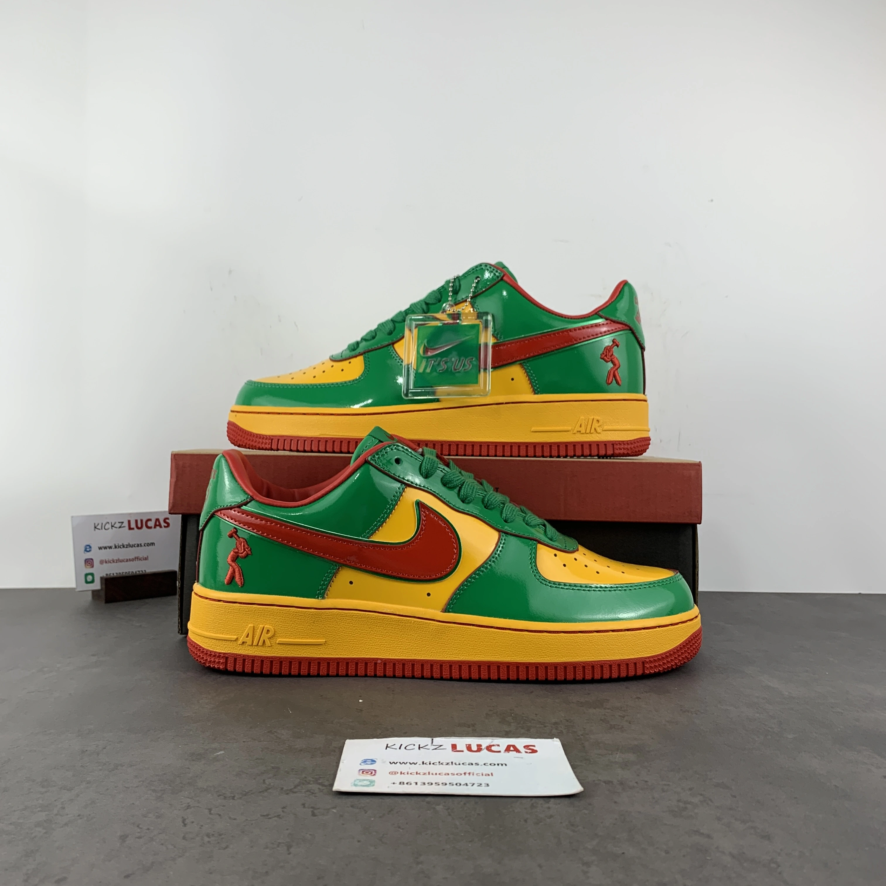 HighPerformance TOP Air Force 1 Low Lil Yachty Concrete Boys Lucky Green IH4383- 705