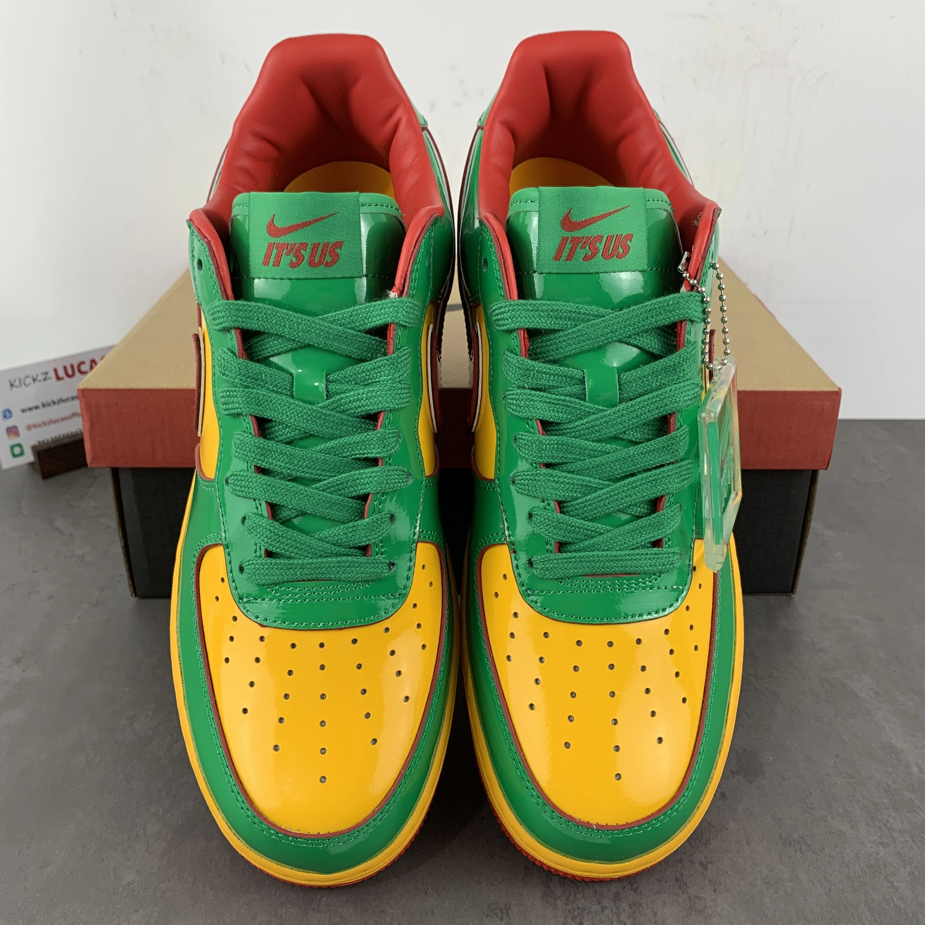 HighPerformance TOP Air Force 1 Low Lil Yachty Concrete Boys Lucky Green IH4383- 705