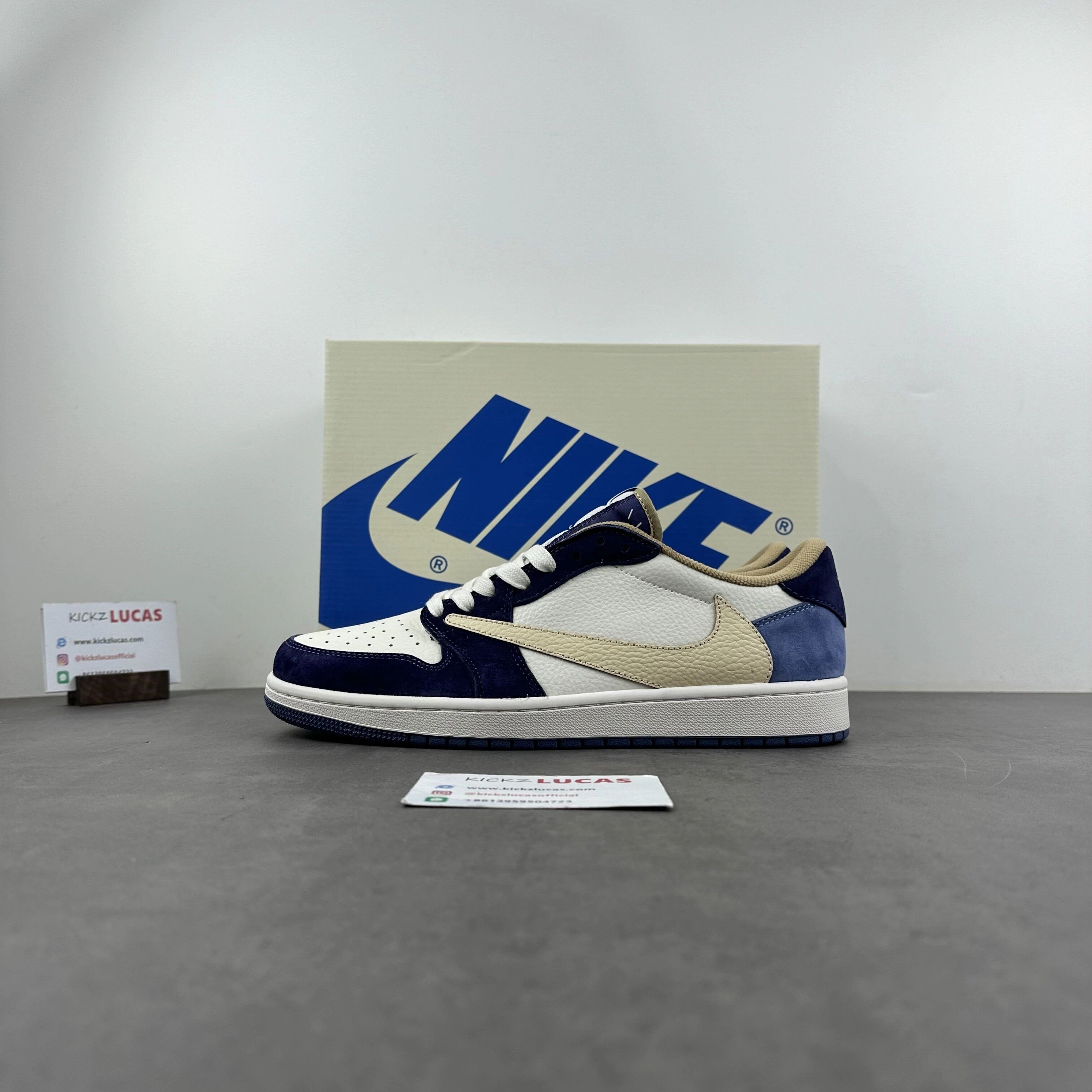 Travis Scott x Air Jordan 1 Blue DM7866- Upgraded 1422
