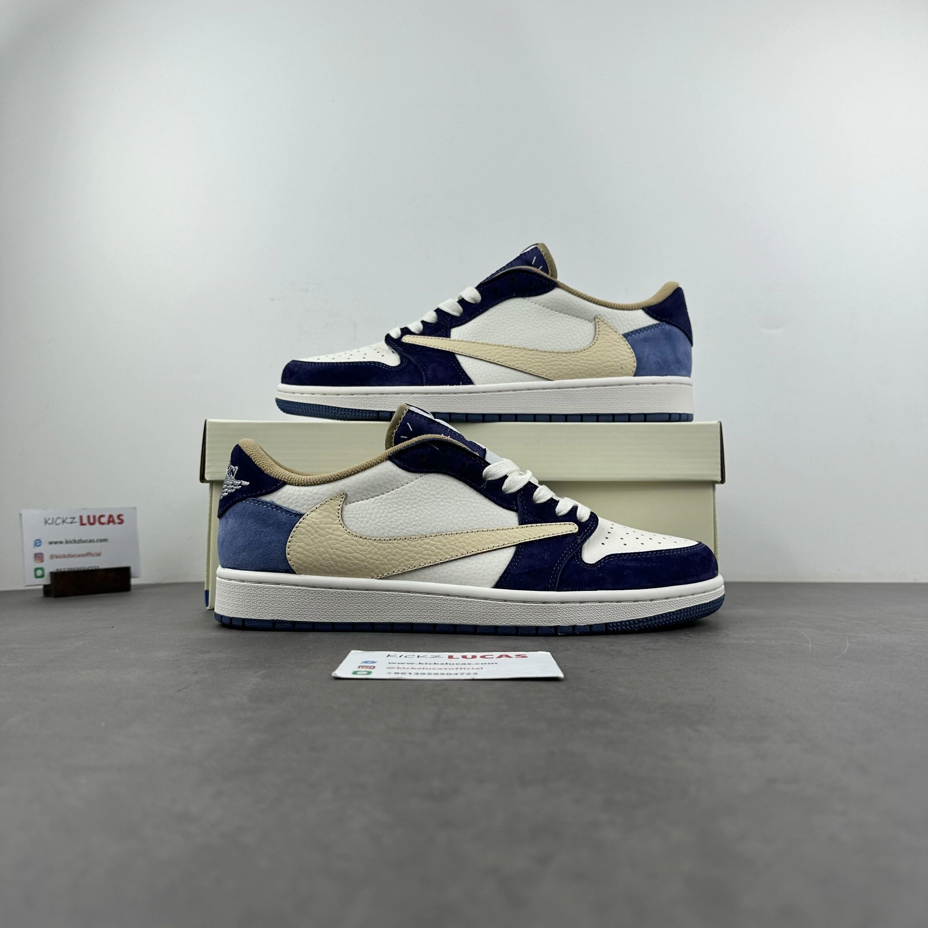 Travis Scott x Air Jordan 1 Blue DM7866- Upgraded 1422