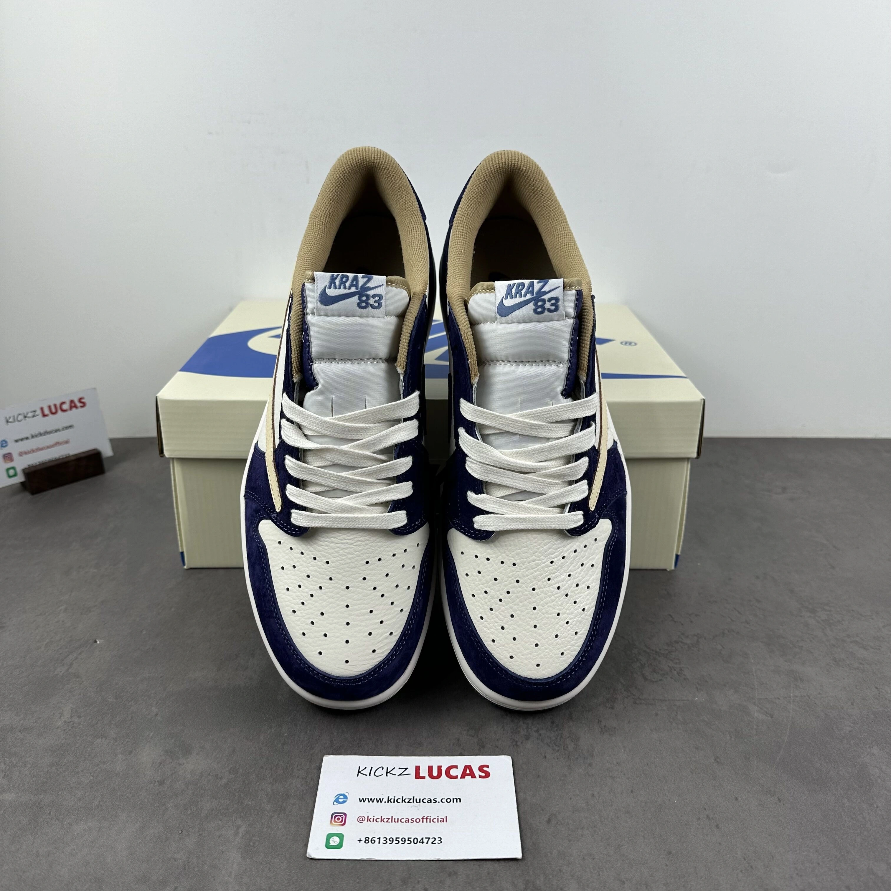 Travis Scott x Air Jordan 1 Blue DM7866- Upgraded 1422