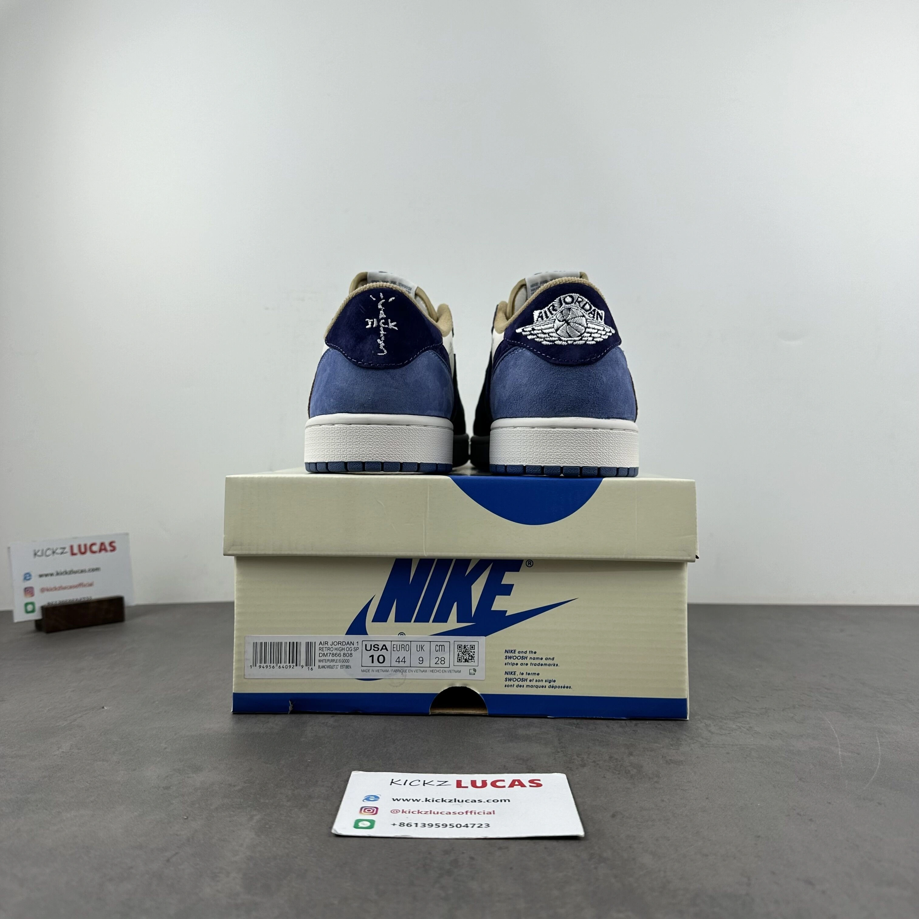 Travis Scott x Air Jordan 1 Blue DM7866- Upgraded 1422