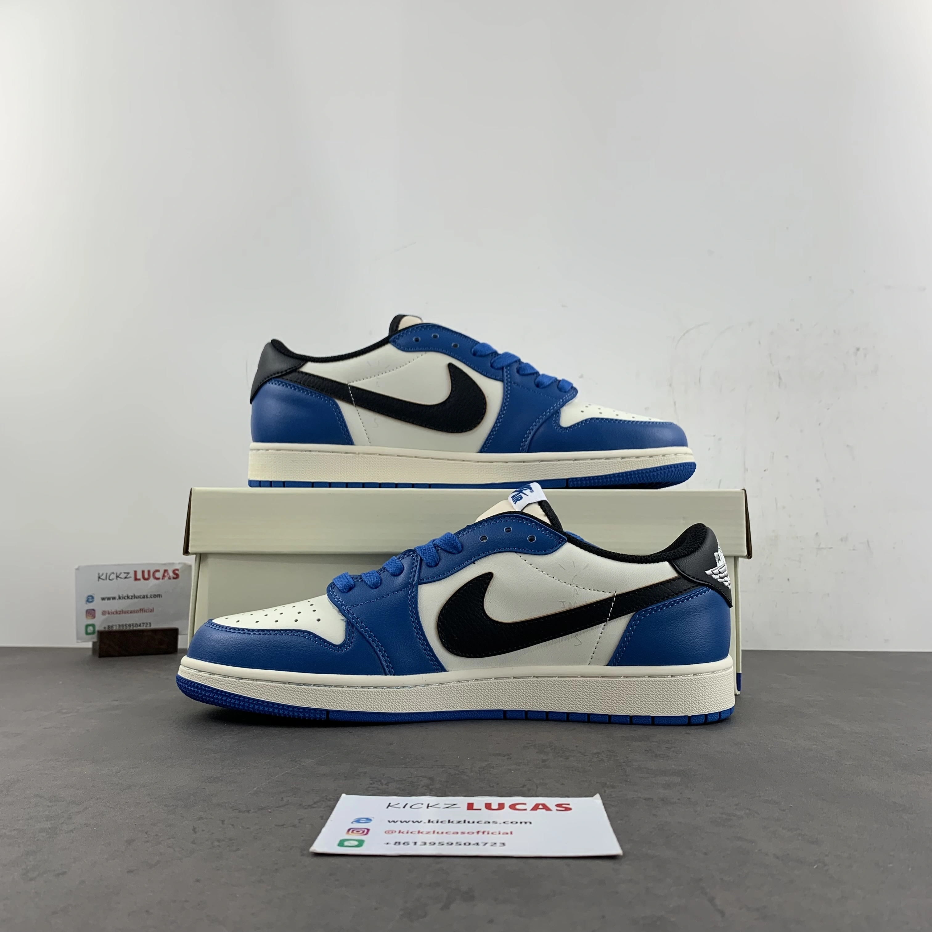 Breathable Travis Scott x Air Jordan 1 Blue DM7866- 1429