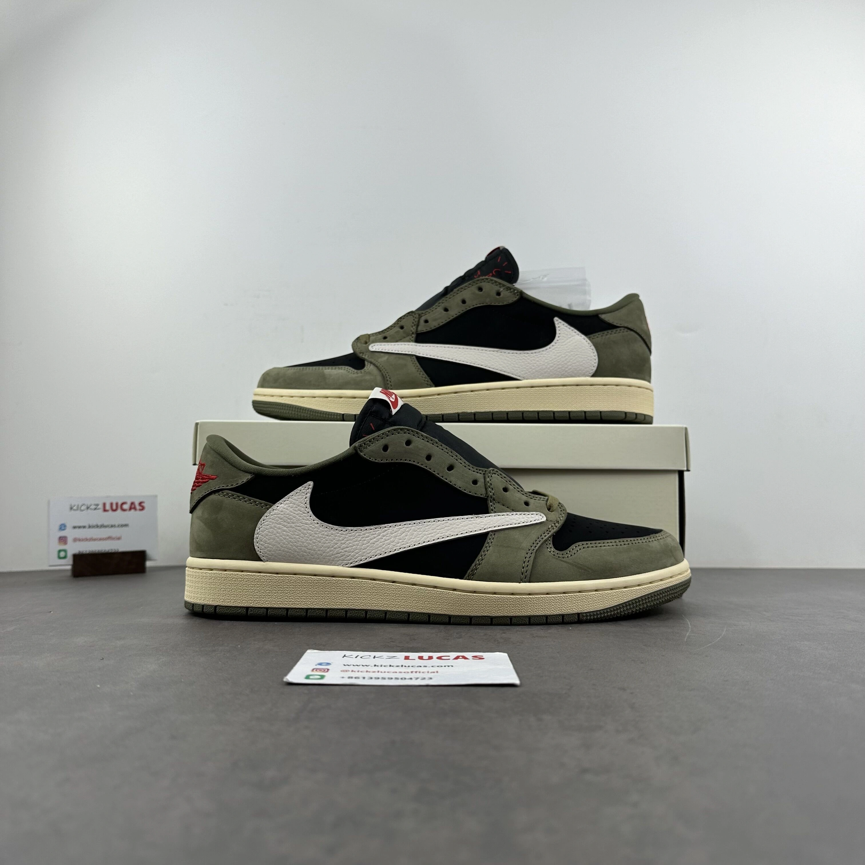 Travis Scott x Air Jordan 1 Low OG Green DM7866- Lightweight 1431
