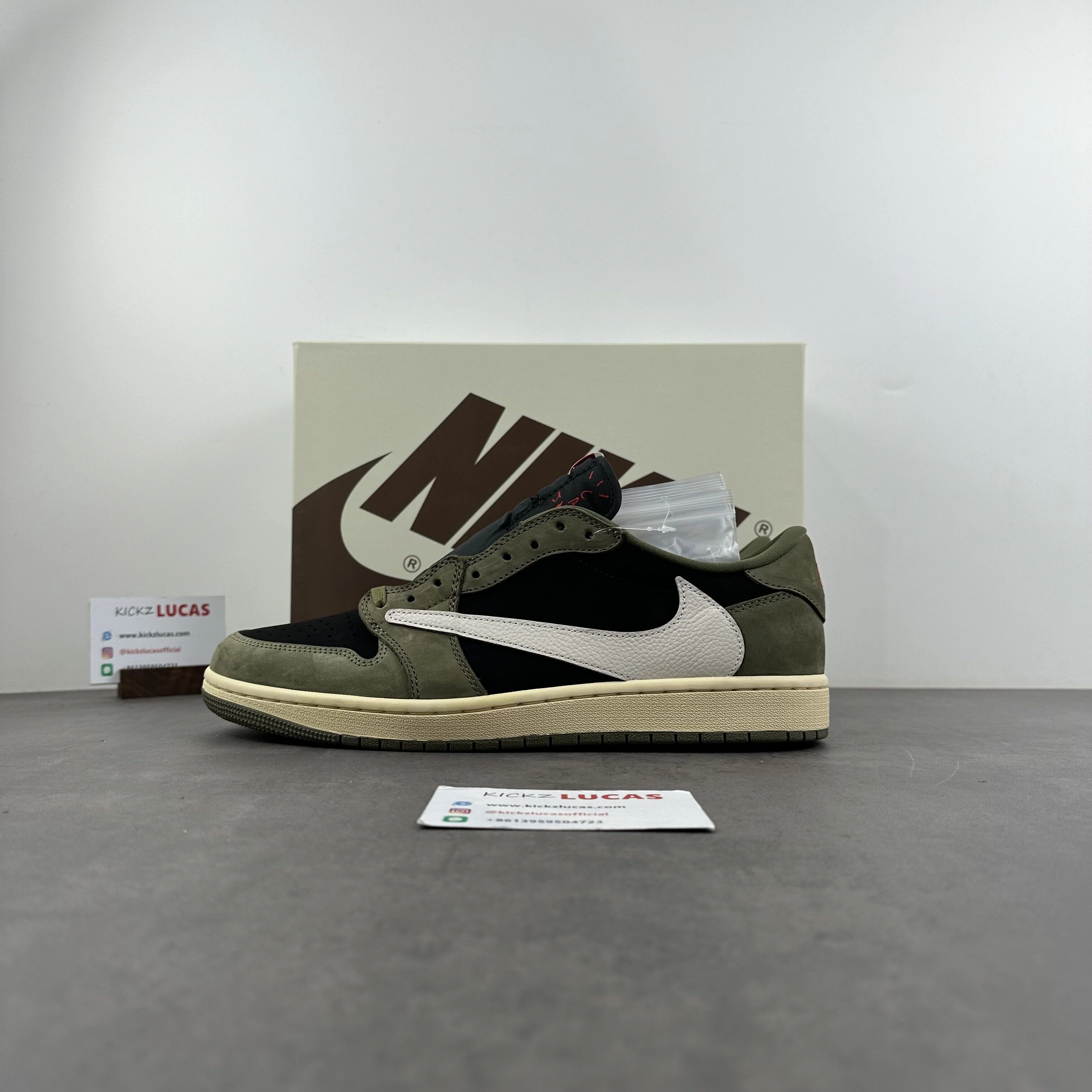 Travis Scott x Air Jordan 1 Low OG Green DM7866- Lightweight 1431