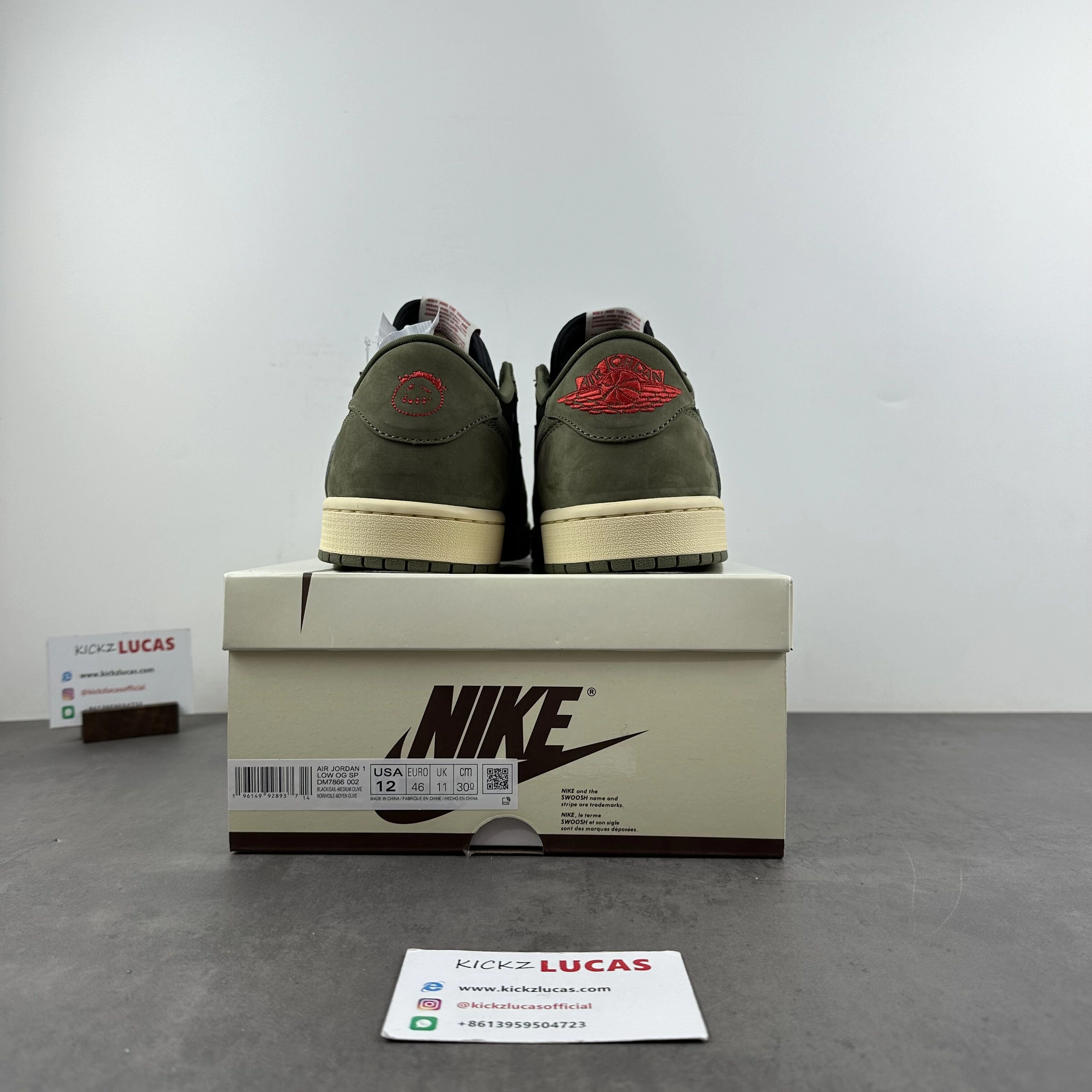 Travis Scott x Air Jordan 1 Low OG Green DM7866- Lightweight 1431