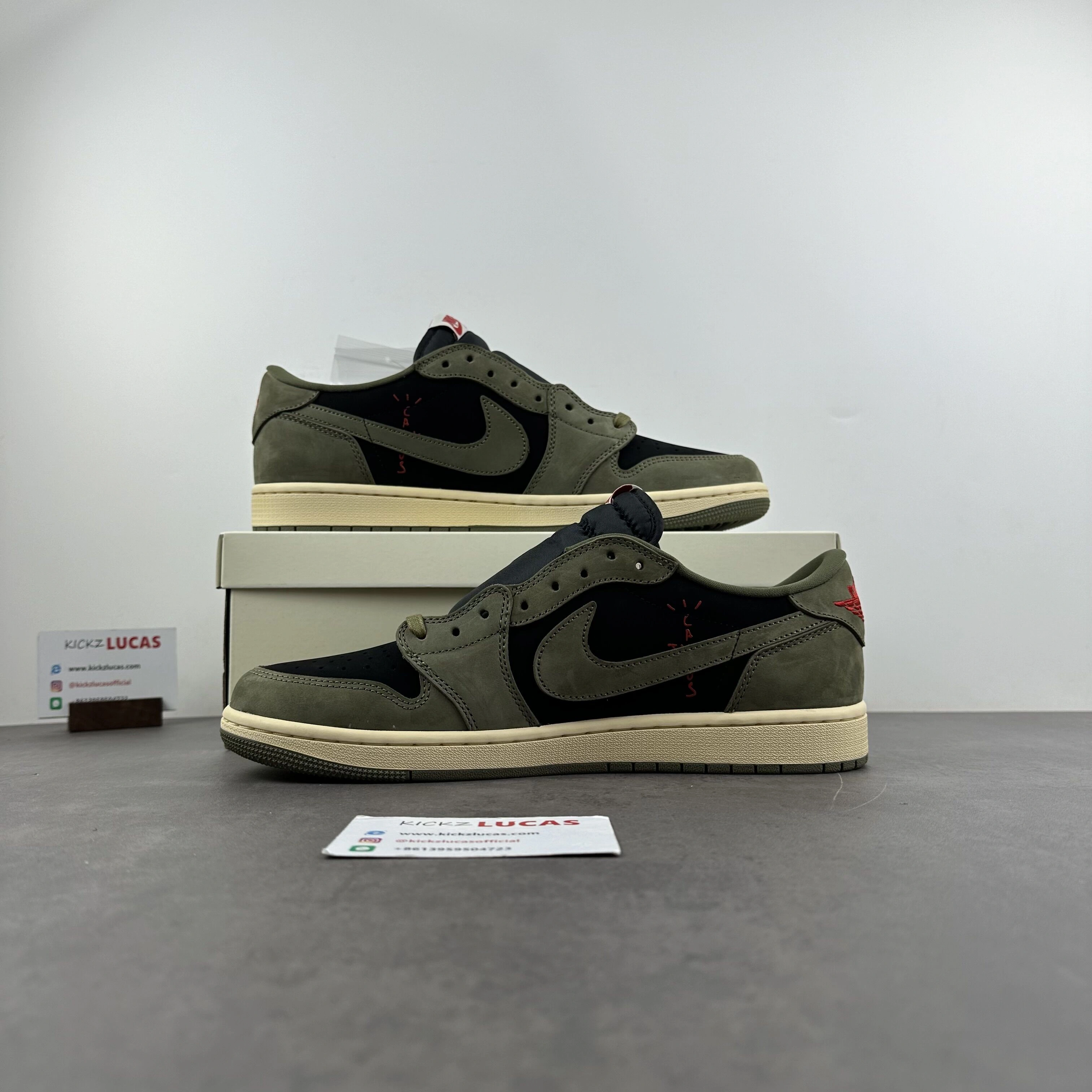 Travis Scott x Air Jordan 1 Low OG Green DM7866- Lightweight 1431