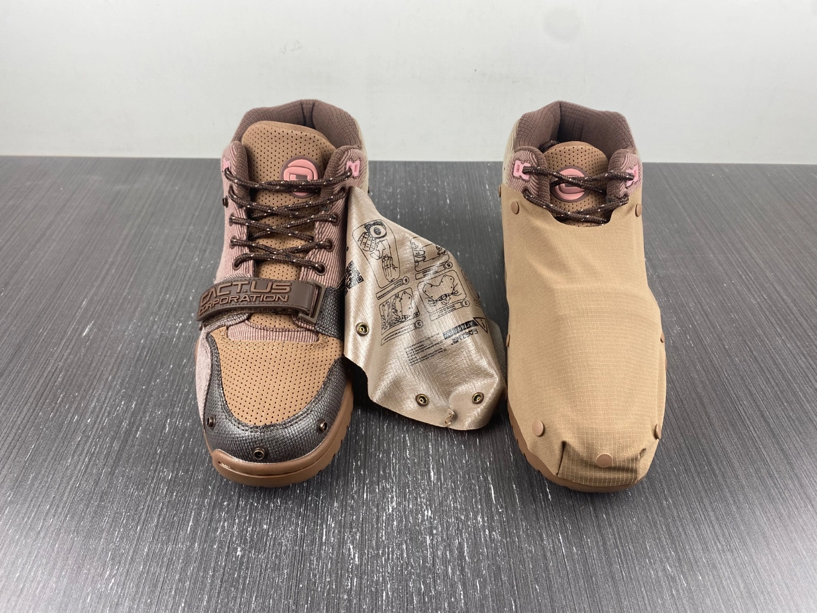 Comfortable Travis Scott x Nike Air Trainer 1 Wheat DR7515- 752