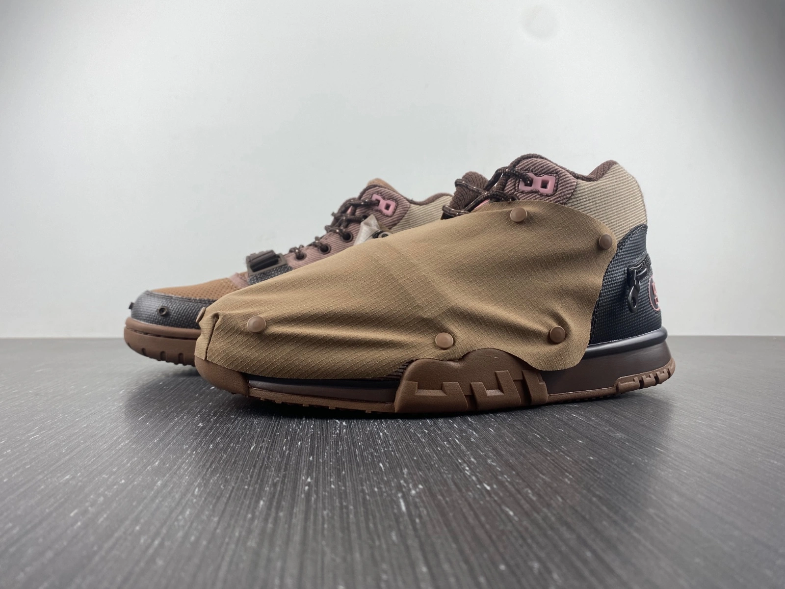 Comfortable Travis Scott x Nike Air Trainer 1 Wheat DR7515- 752