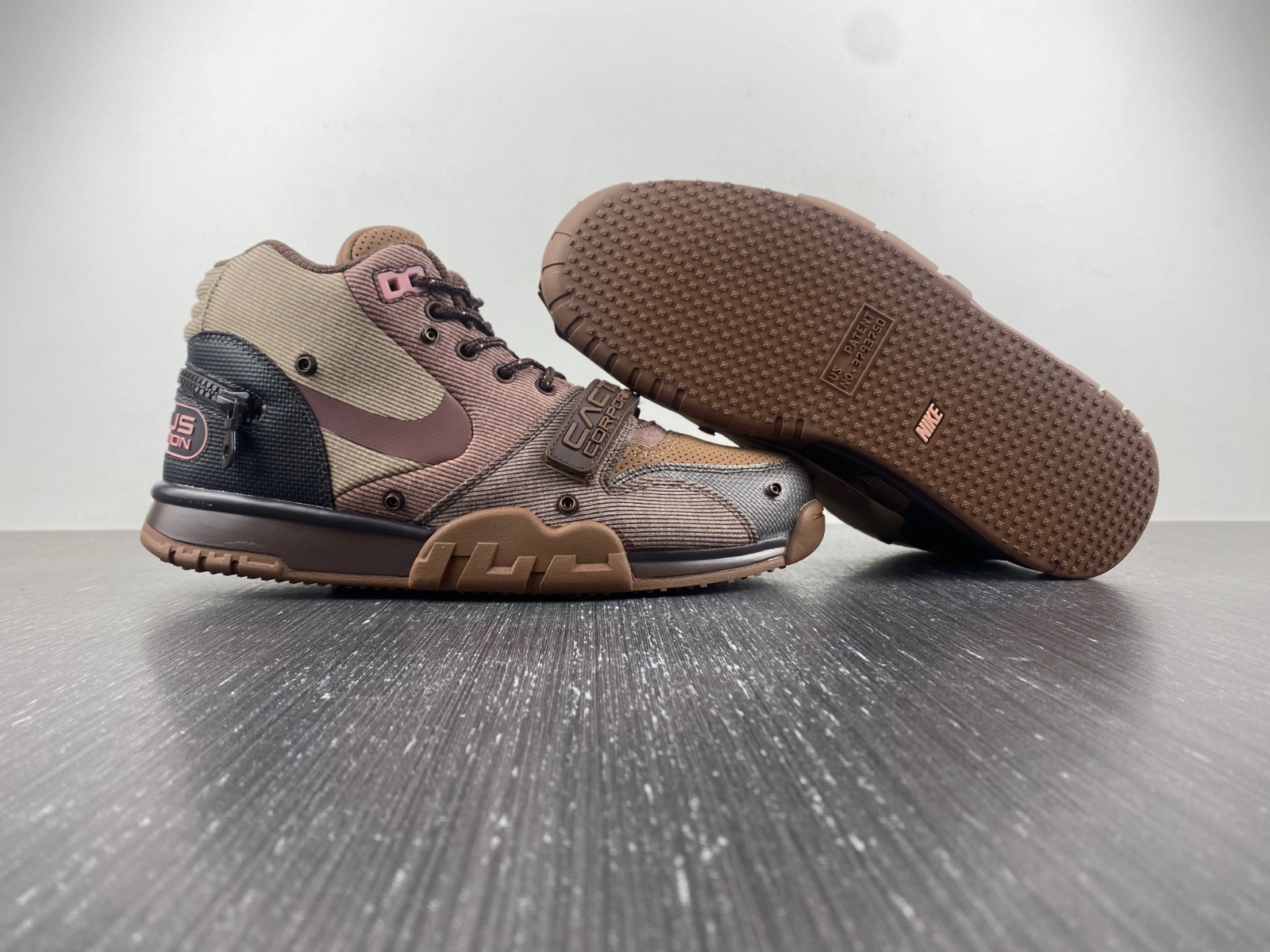 Comfortable Travis Scott x Nike Air Trainer 1 Wheat DR7515- 752