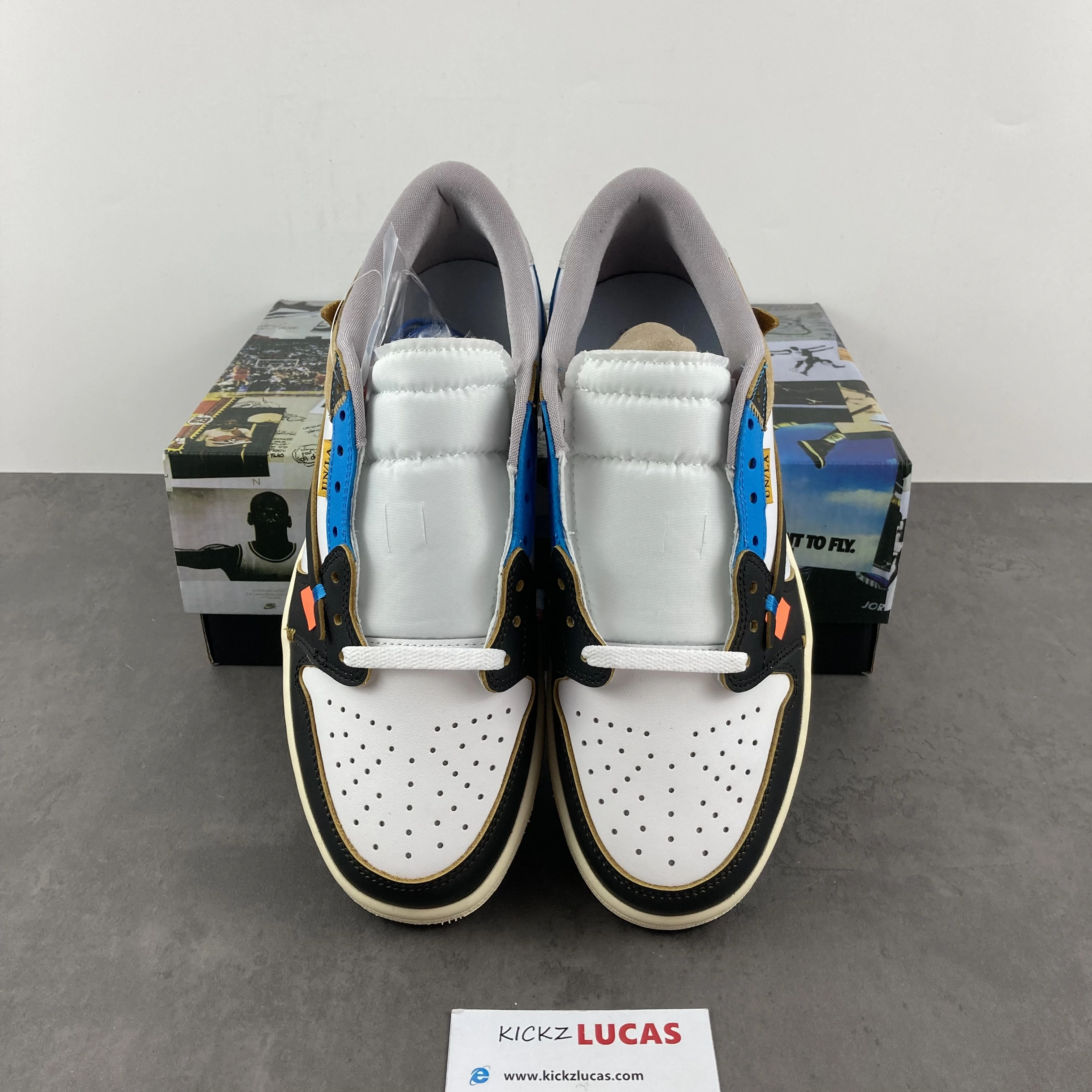 Popular Union LA x Off-White x Air Jordan 1 Low CZ0790- 1559