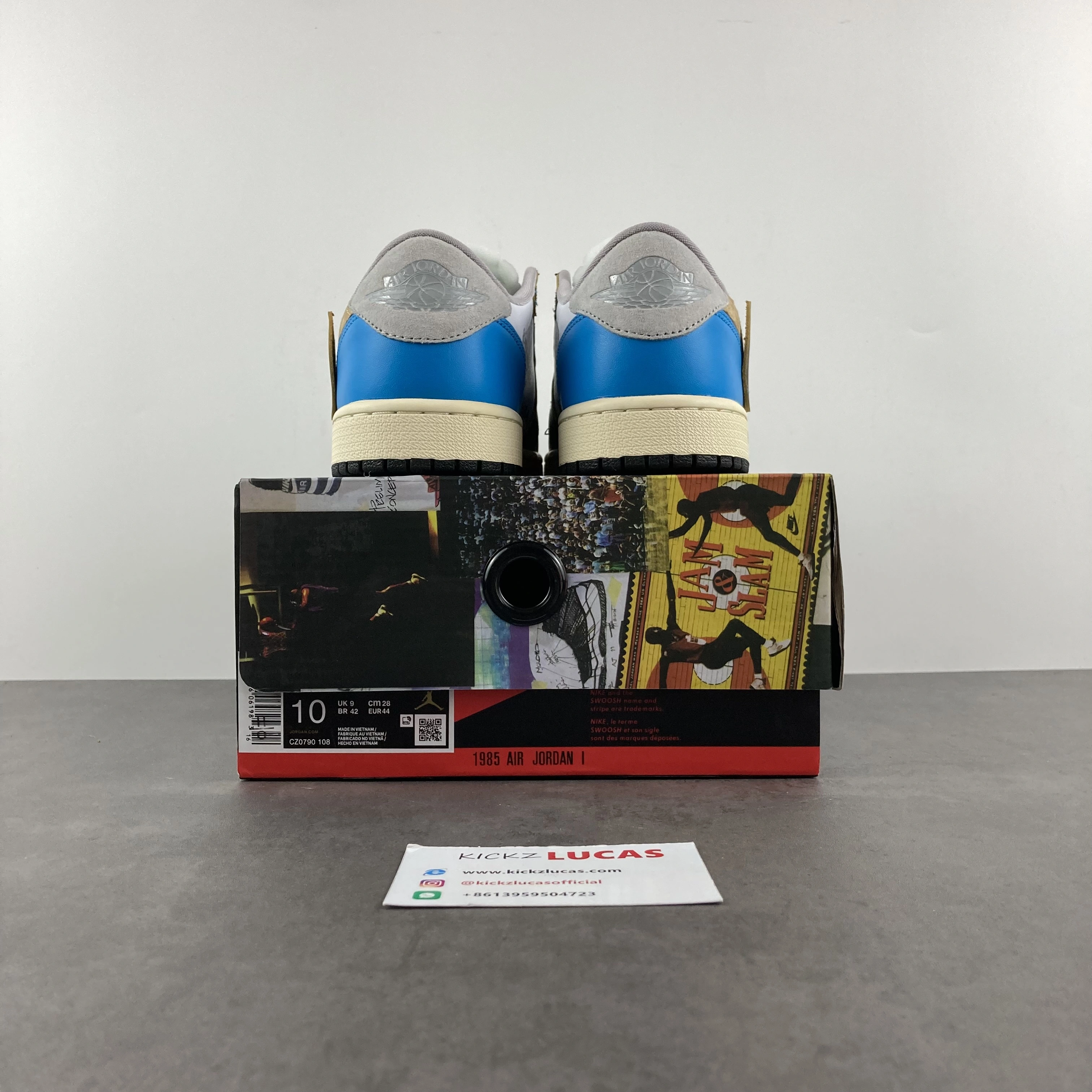 Popular Union LA x Off-White x Air Jordan 1 Low CZ0790- 1559