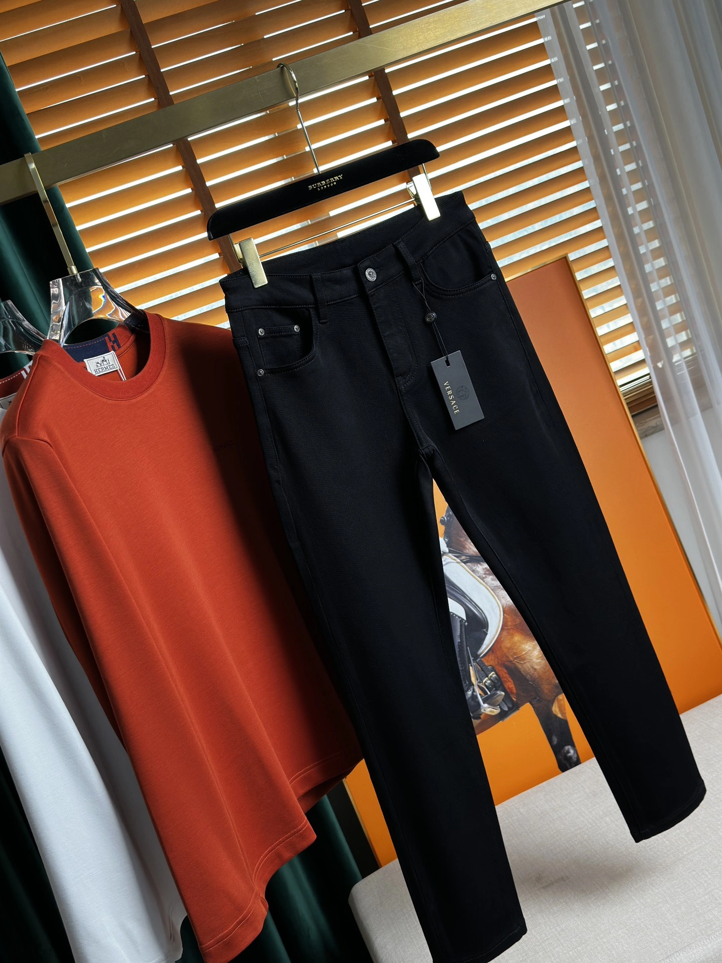 Timeless V*ERSACE Pants Top Quality D17 20240824- 14268